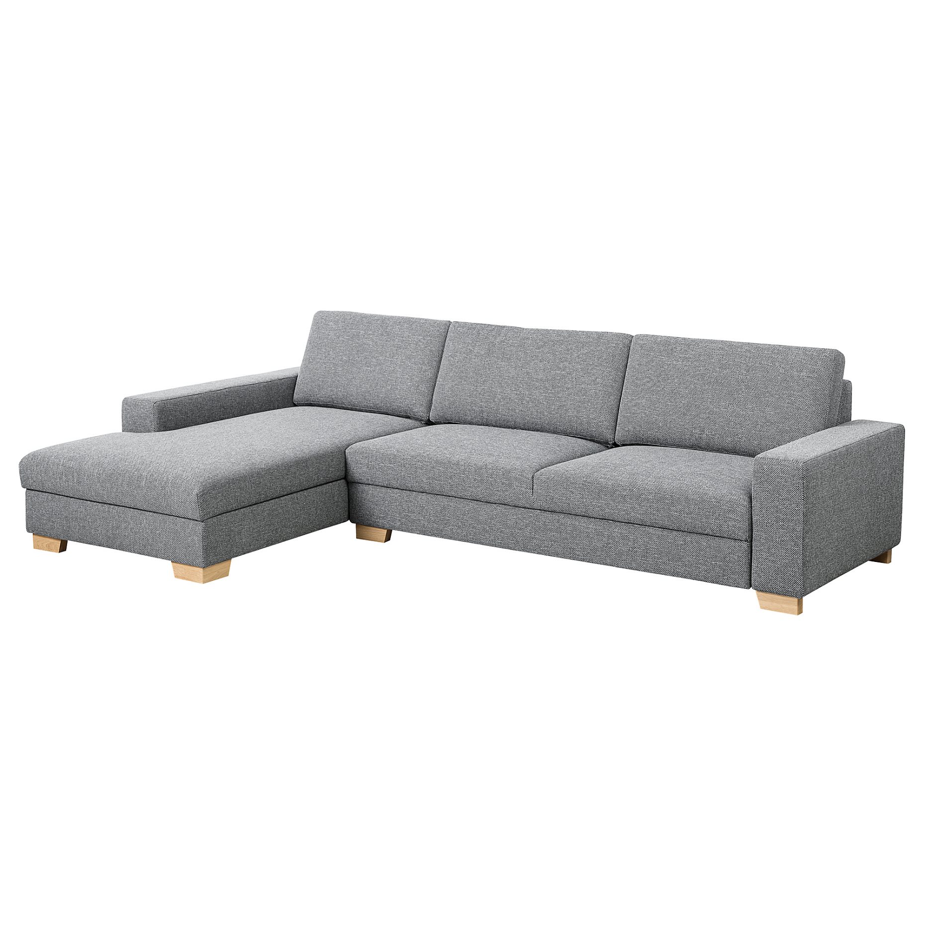 SÖRVALLEN, 4-seat sofa with chaise longue/left, 693.147.91