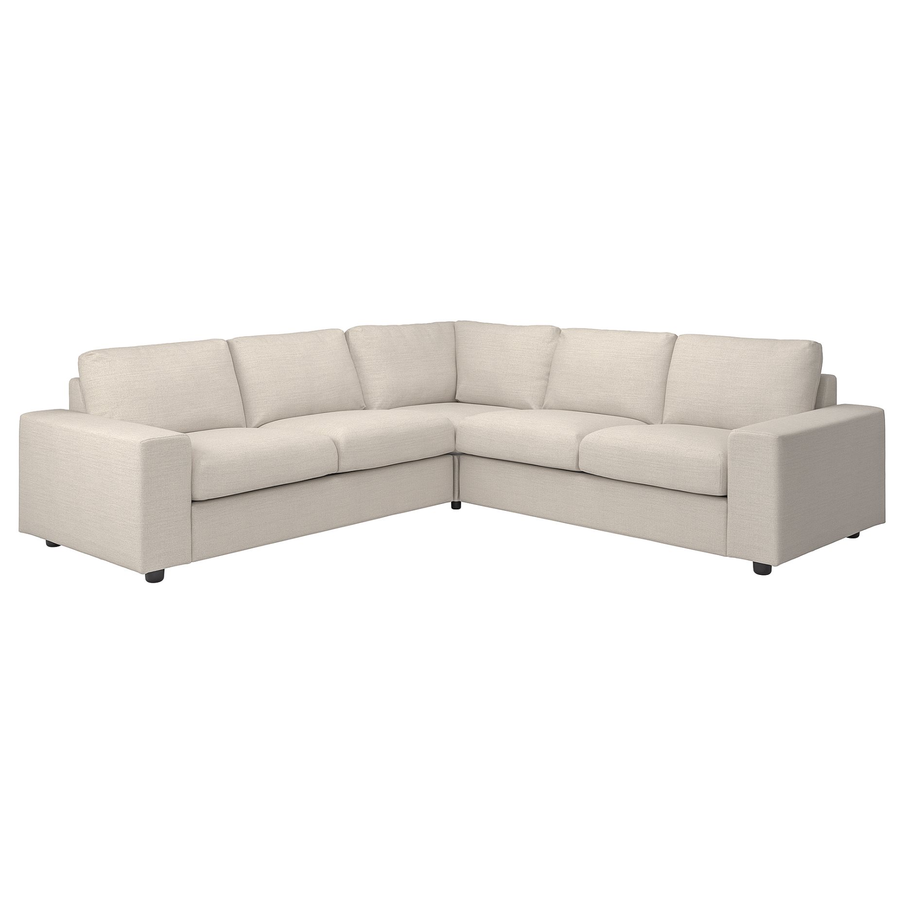 VIMLE, corner sofa, 4-seat with wide armrests, 694.017.93