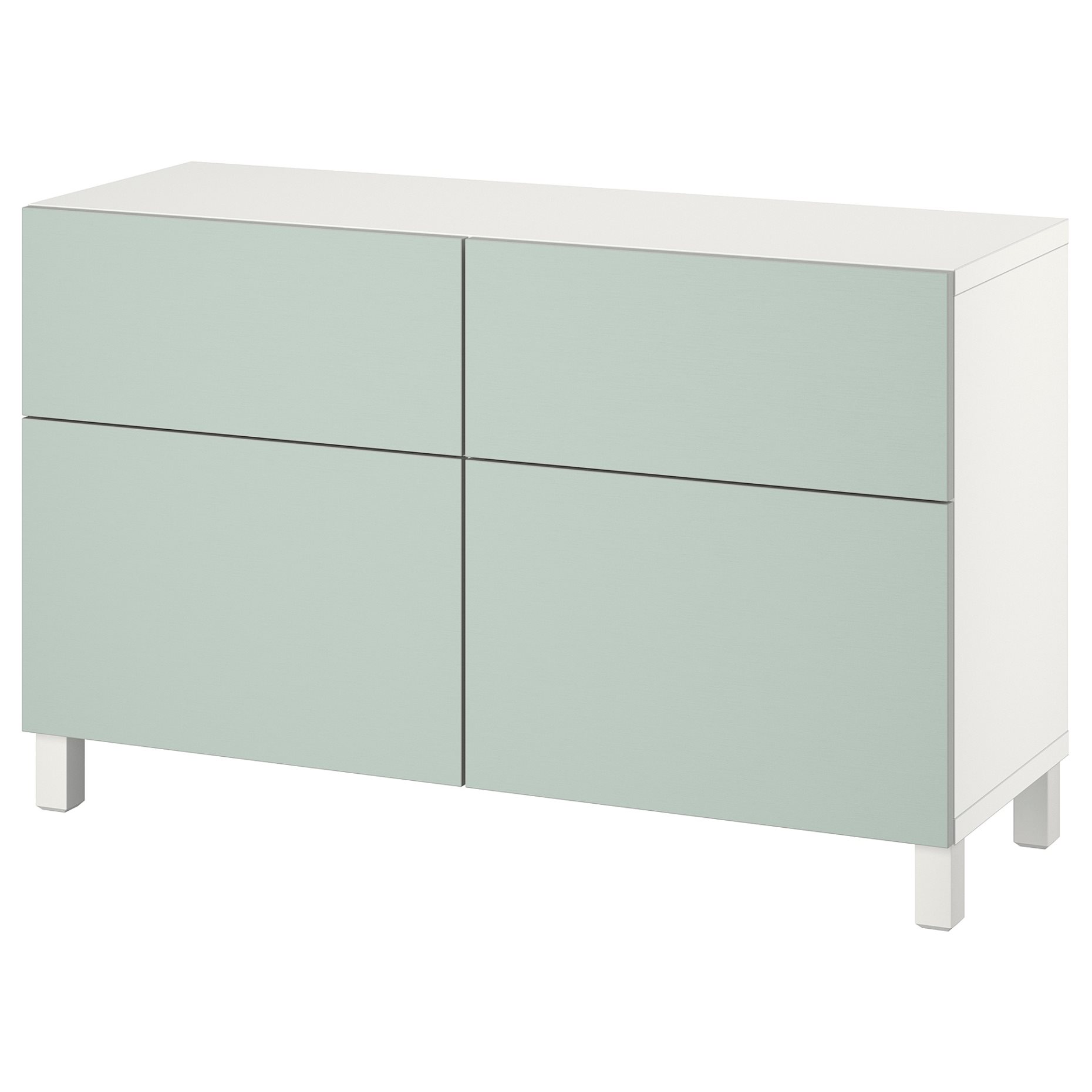 BESTÅ, storage combination with doors/drawers push-open, 120x42x74 cm, 694.215.31
