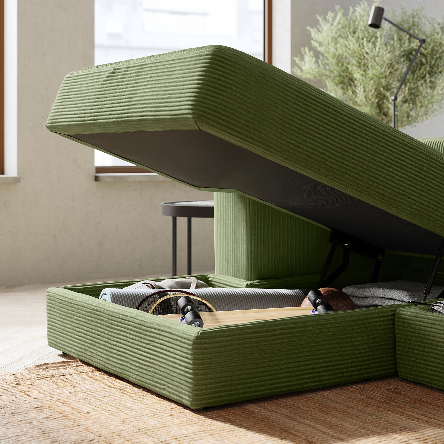 JÄTTEBO, chaise longue module with armrest, left, 694.714.94