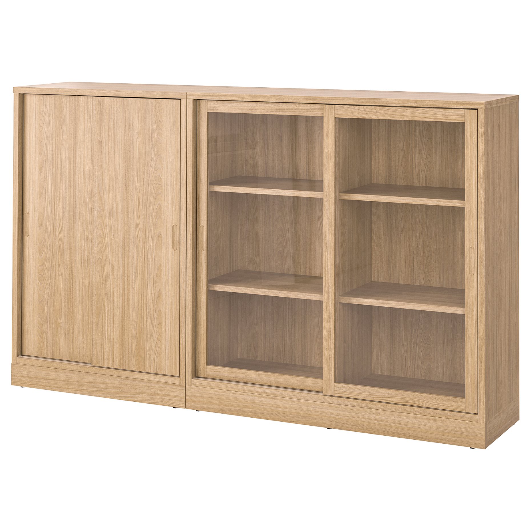 TONSTAD, storage combination with sliding doors, 202x120 cm, 695.150.68