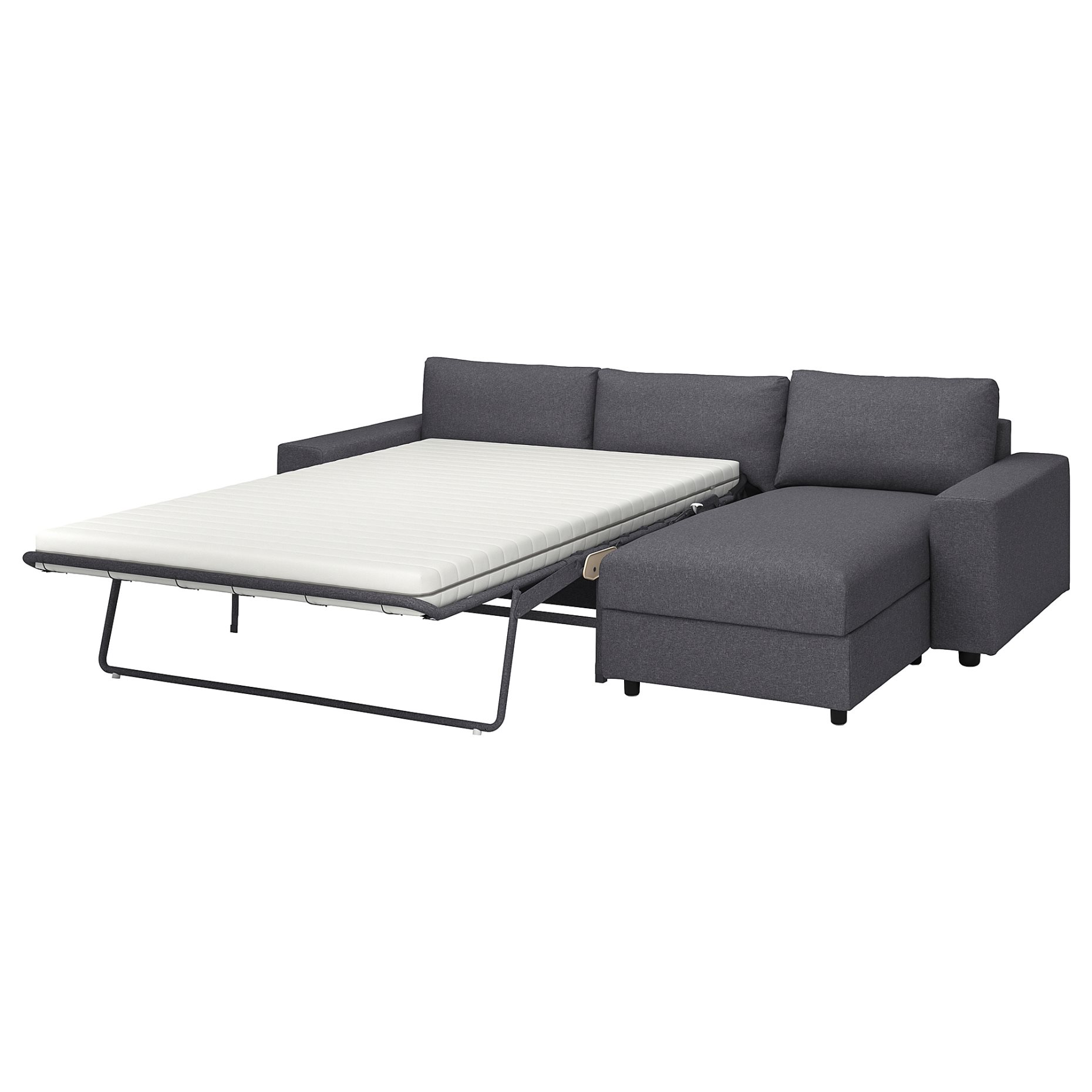 VIMLE, 3-seat sofa-bed with wide armrests and chaise longue, 695.452.87