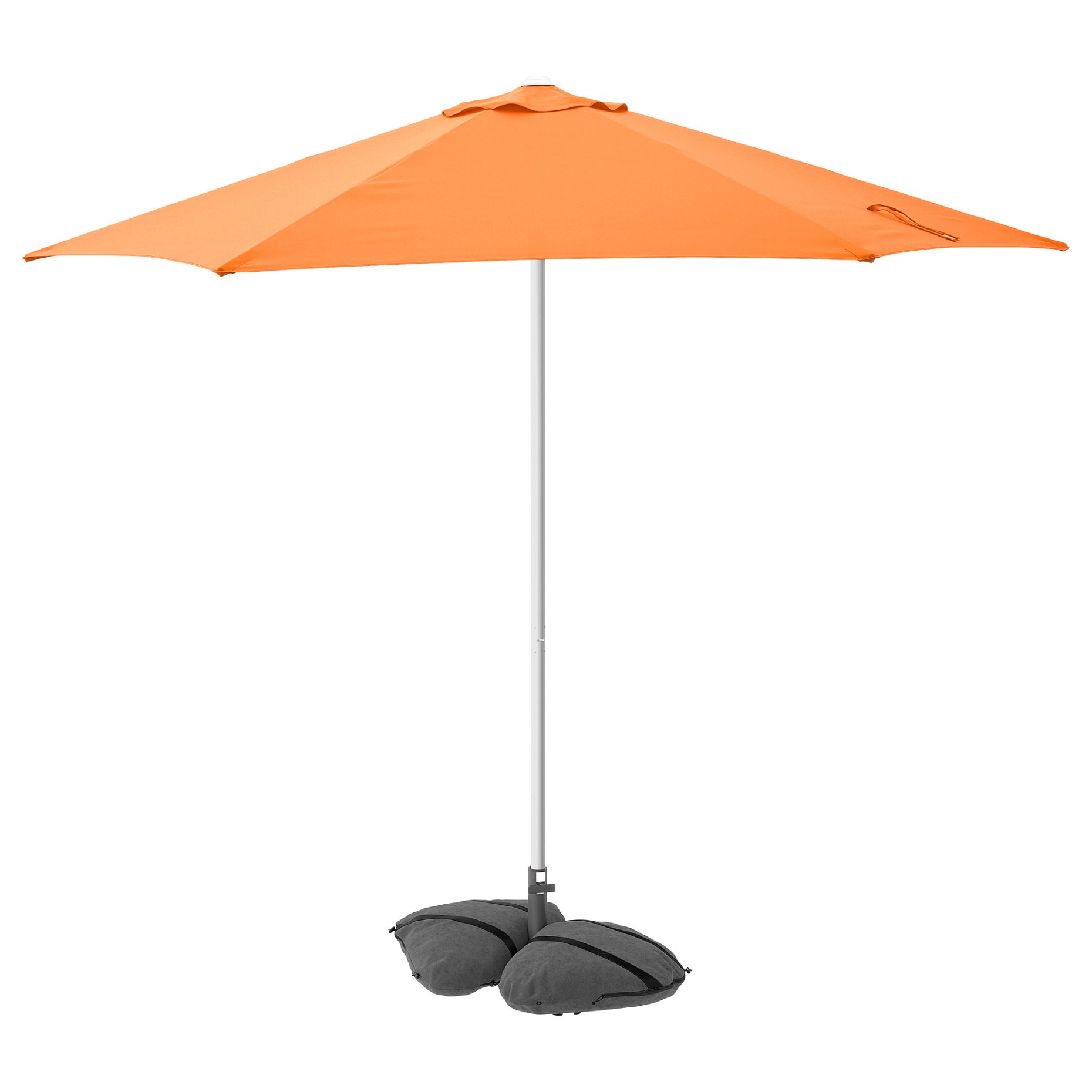 HÖGÖN/IGGÖN, parasol with base, 270 cm, 695.762.07