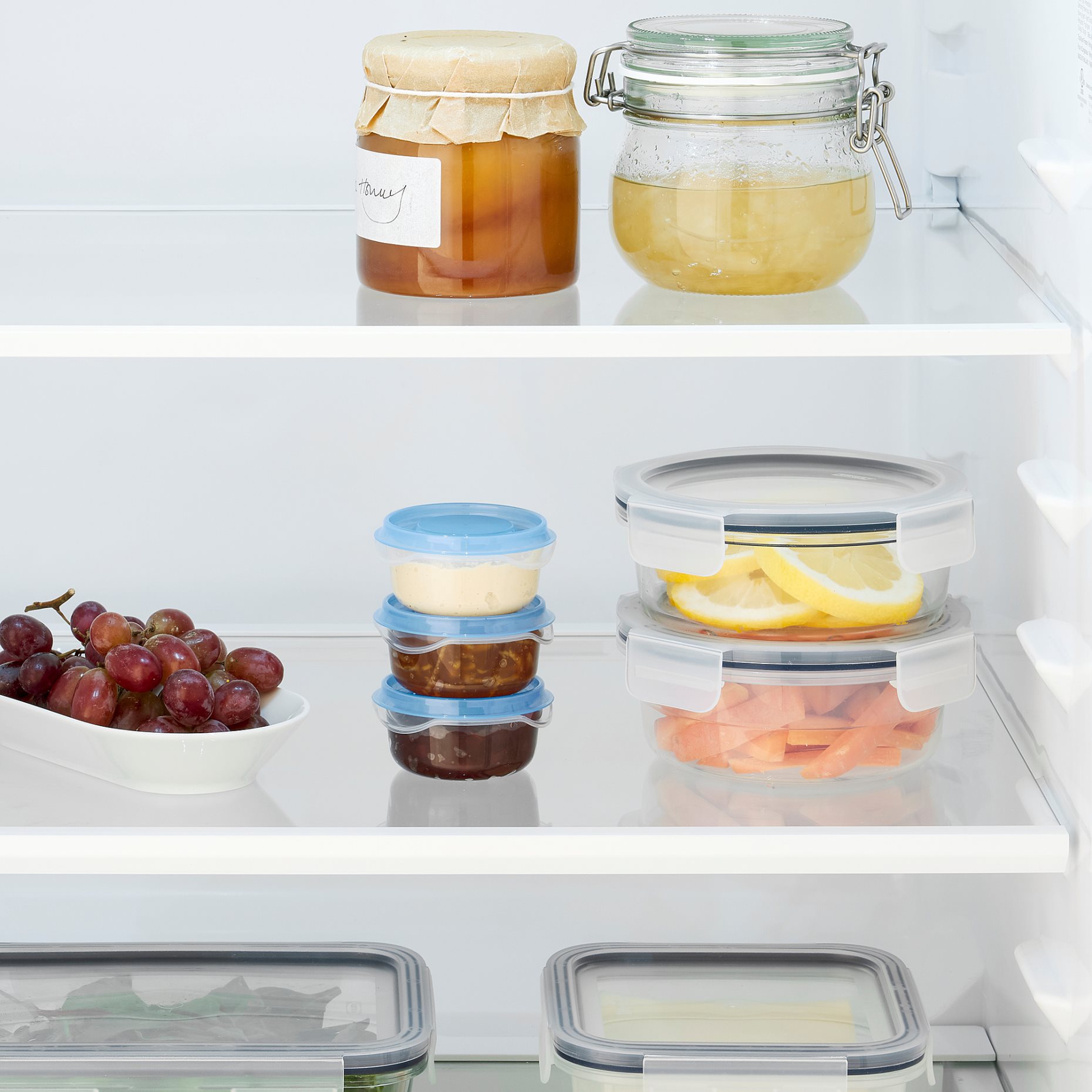 IKEA 365+, δοχείο αποθήκευσης τροφίμων στρογγυλό/πλαστικό, 450 ml, 703.591.42