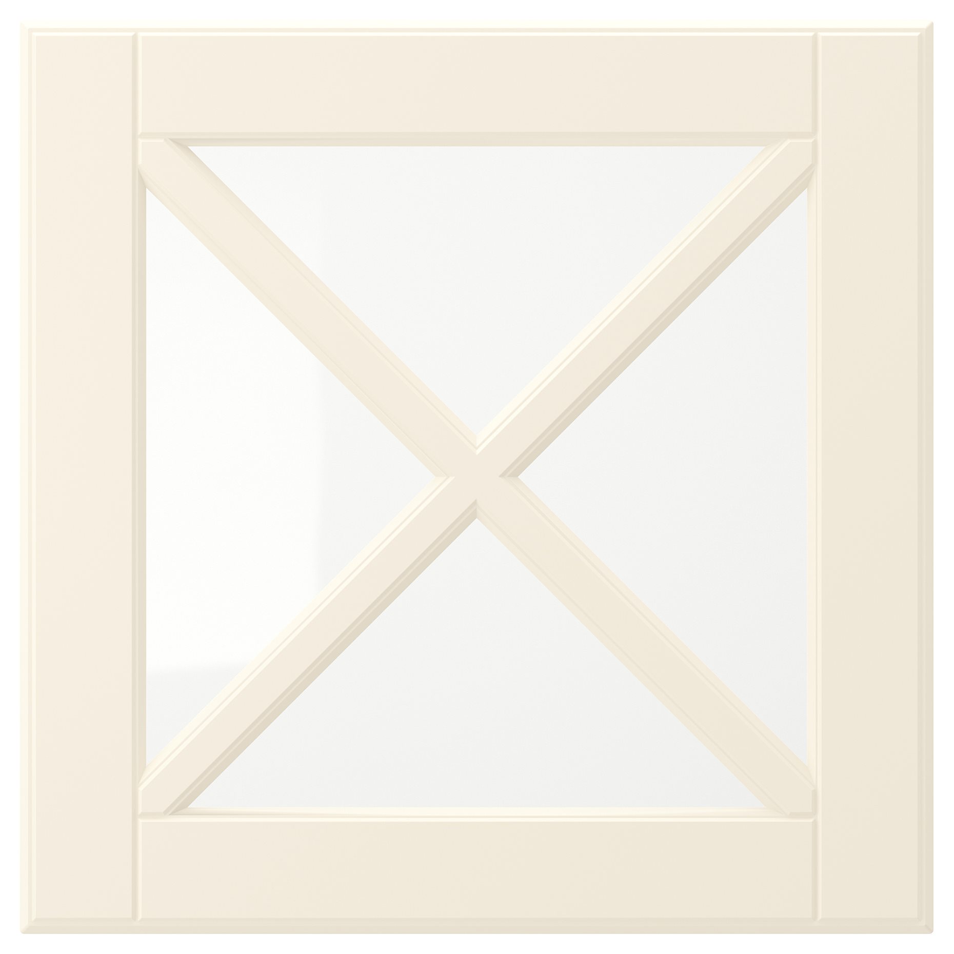 BODBYN, glass door with crossbar, 704.001.65