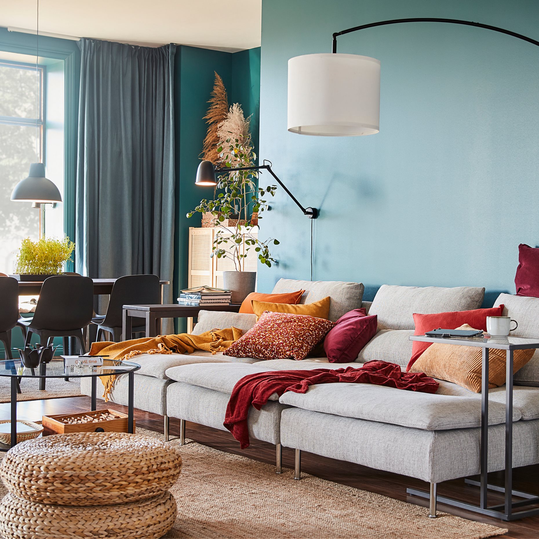 SKAFTET, floor lamp base, arched, 704.055.25