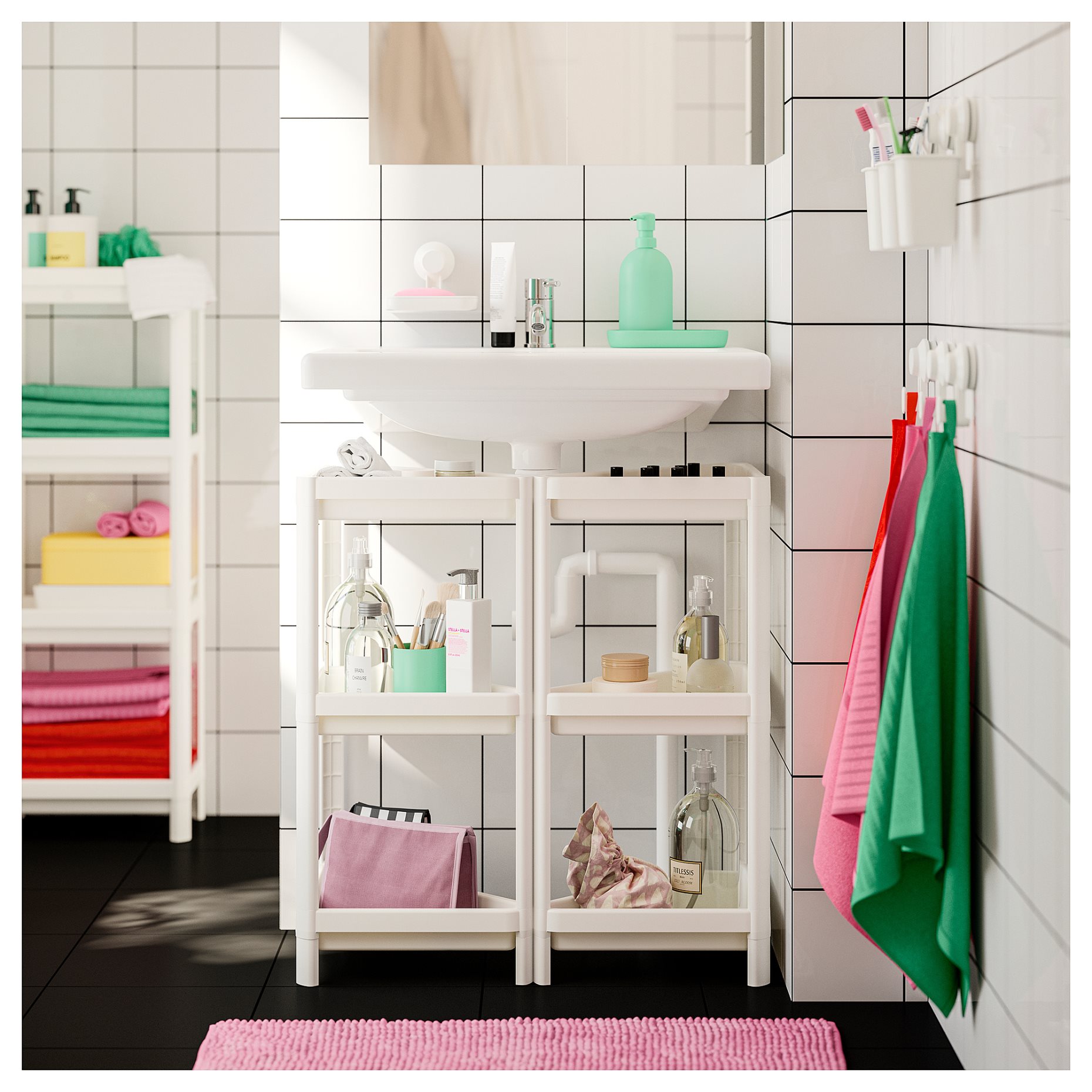 VESKEN, corner shelf unit, 704.710.92