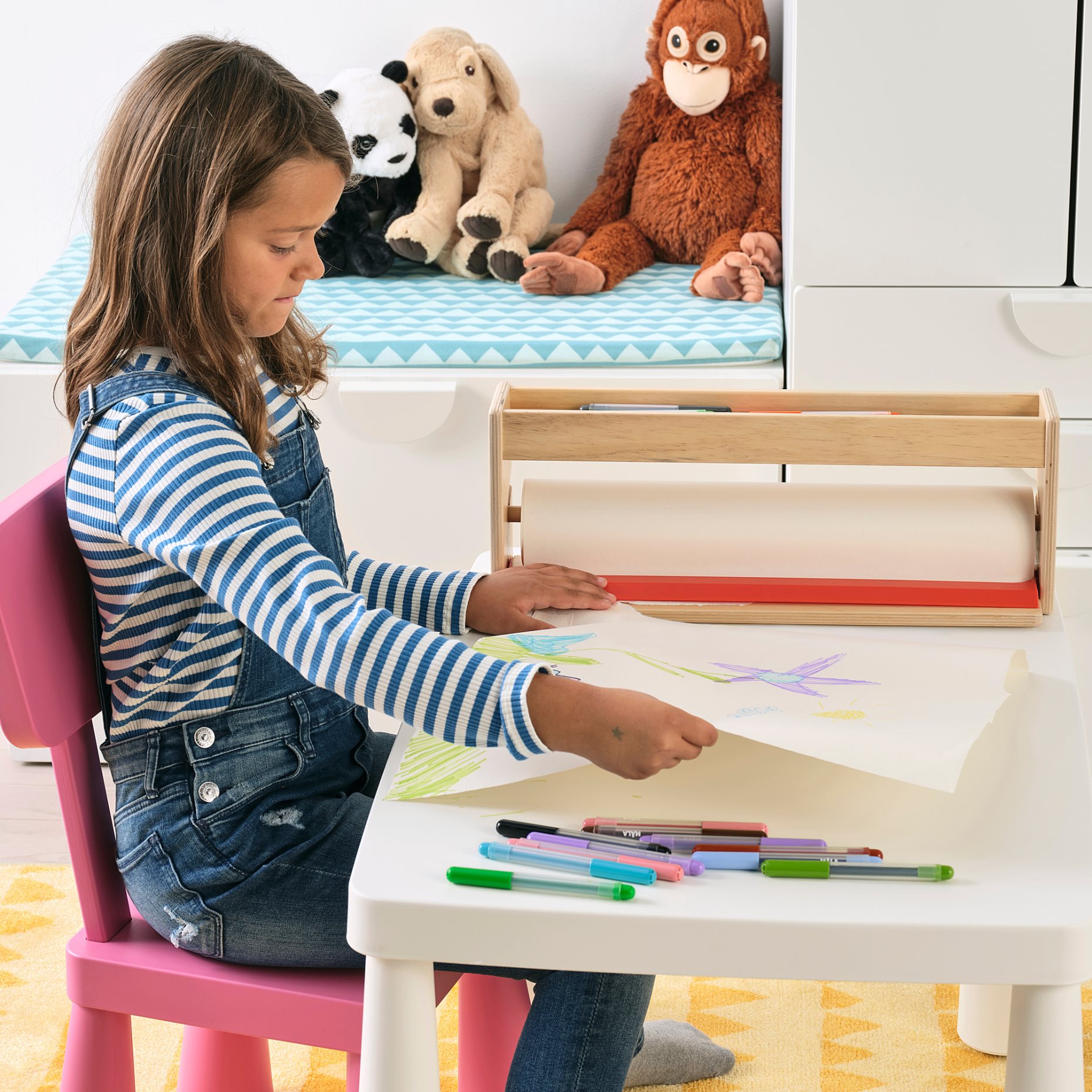 MÅLA, paper roll holder with storage, 704.889.69