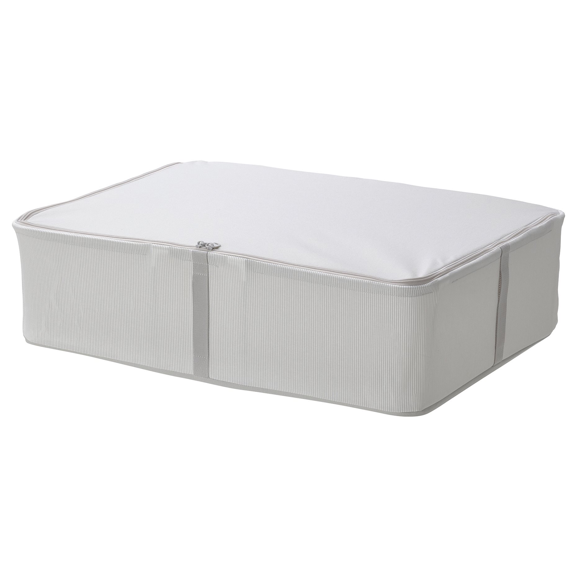 HEMMAFIXARE, storage case/fabric striped, 69x51x19 cm, 705.039.17