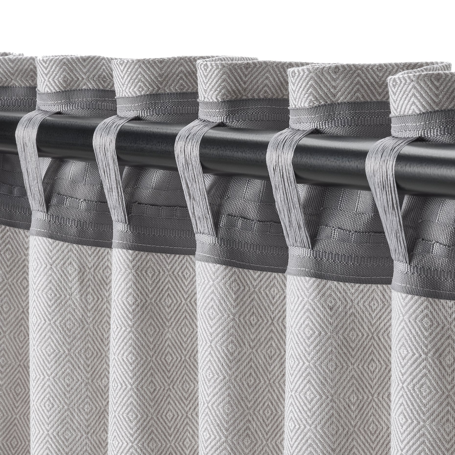 FJÄDERMOTT, κουρτίνα 145x300 cm, 2 τεμ., 705.045.87