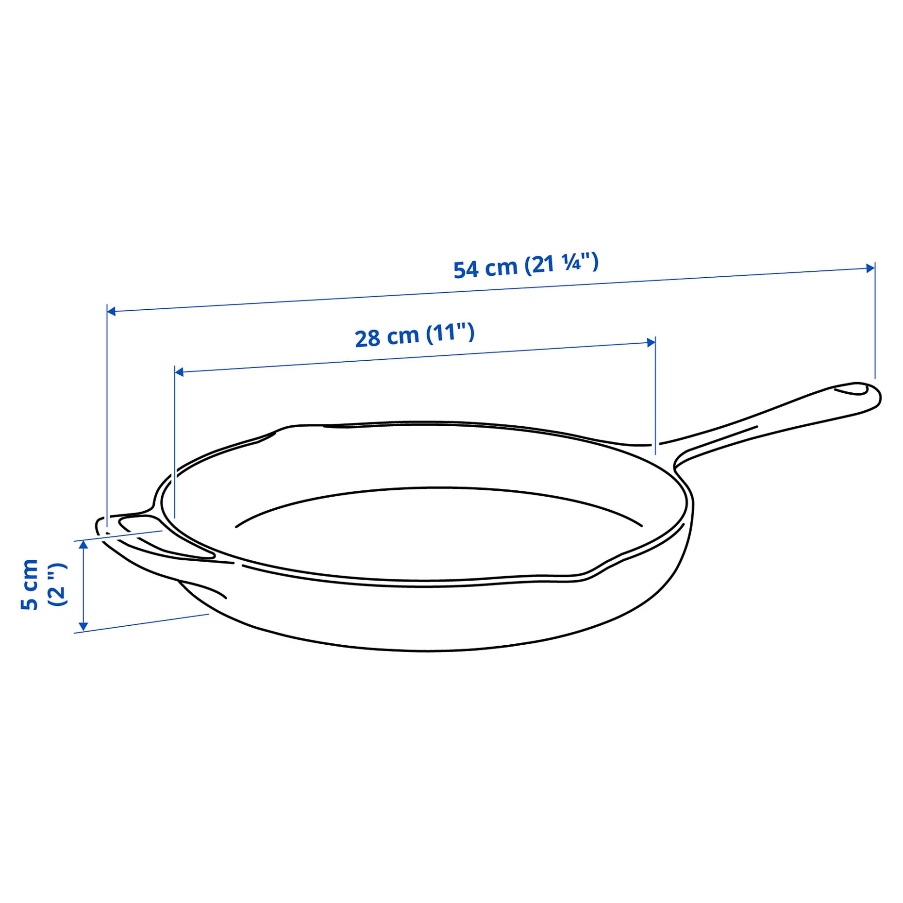 VARDAGEN, frying pan, 28 cm, 705.545.15