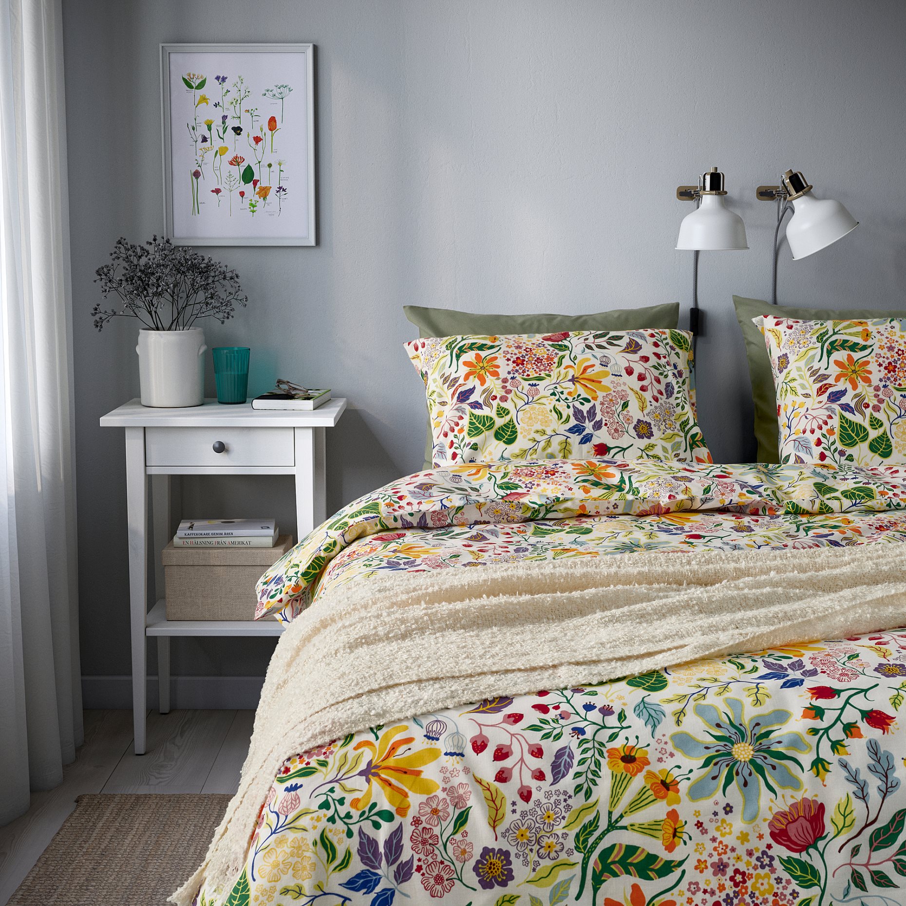 STRANDLUMMER, duvet cover and 2 pillowcases, 240x220/50x60 cm, 705.797.90