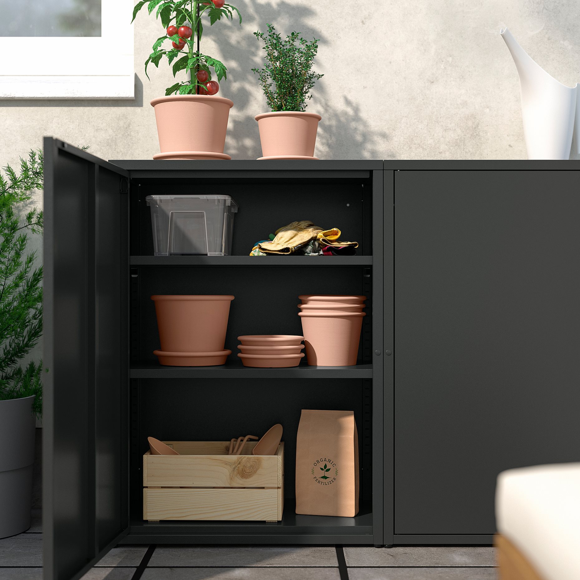 SUNDSÖ, cabinet outdoor/indoor, 60x35x86 cm, 705.841.88