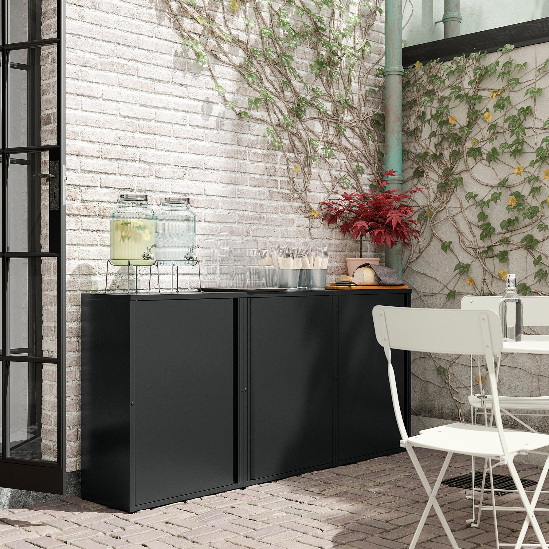 SUNDSÖ, cabinet outdoor/indoor, 60x35x86 cm, 705.841.88