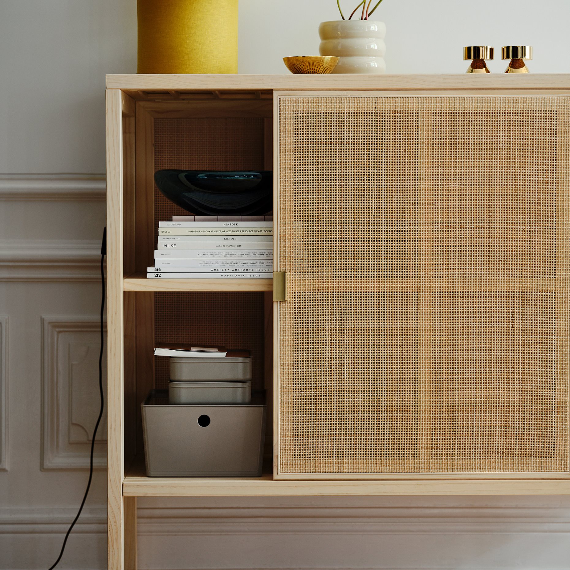 STOCKHOLM 2025, cabinet with sliding doors, 125x47x110 cm, 705.866.39