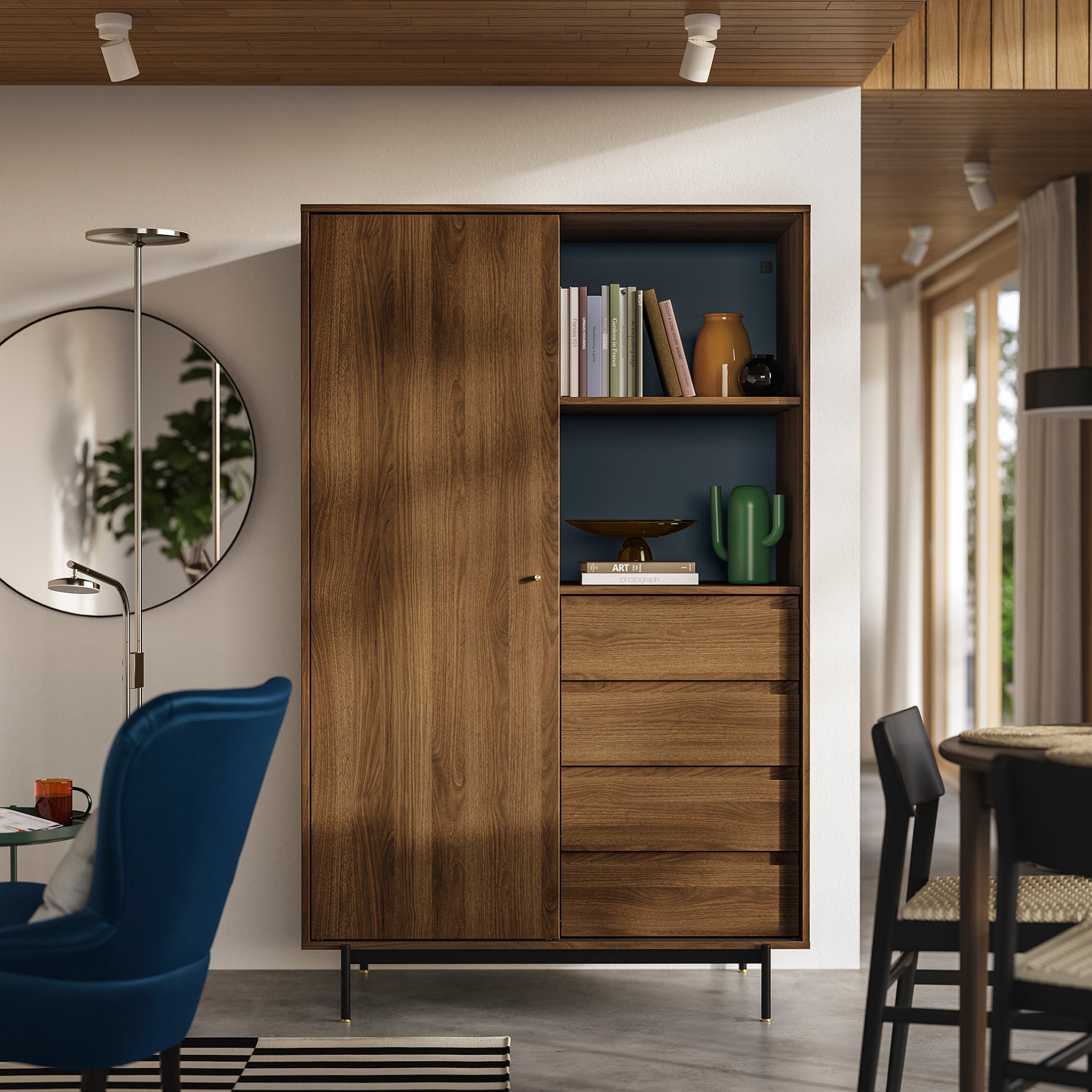 RÅDMANSÖ, wardrobe, 118x64x190 cm, 705.936.06
