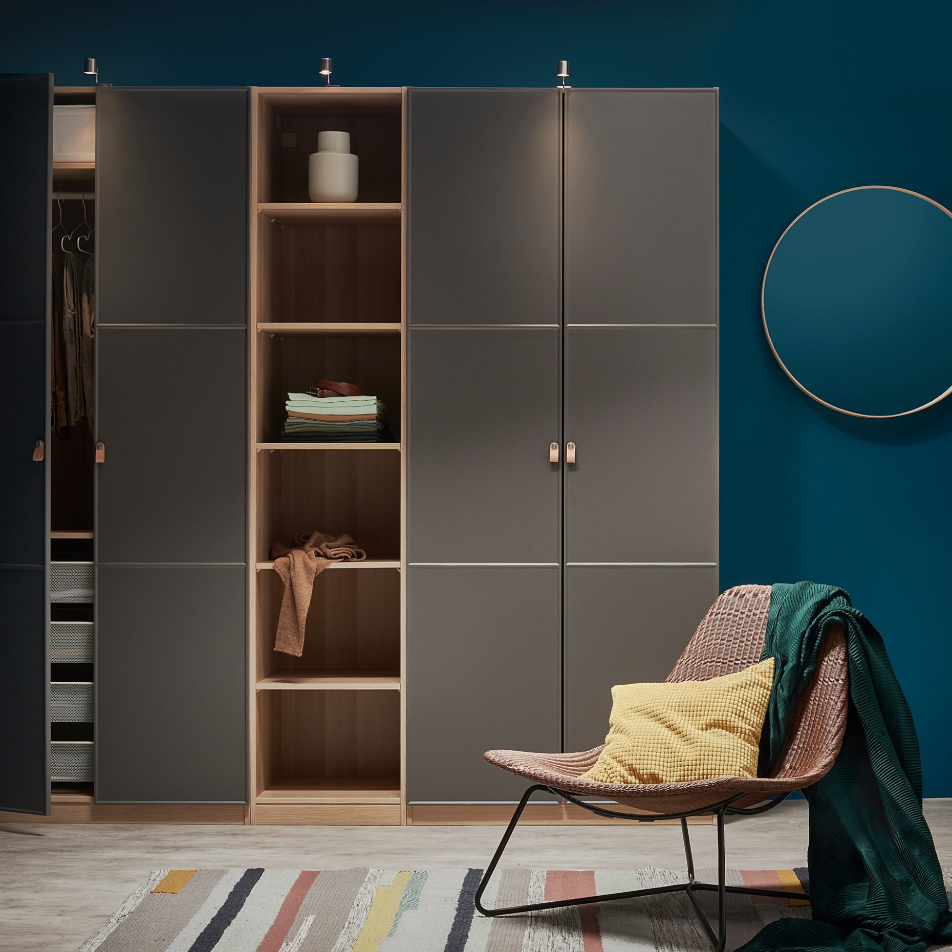 MERÅKER, πόρτα με μεντεσέδες, 50x229 cm, 791.228.24