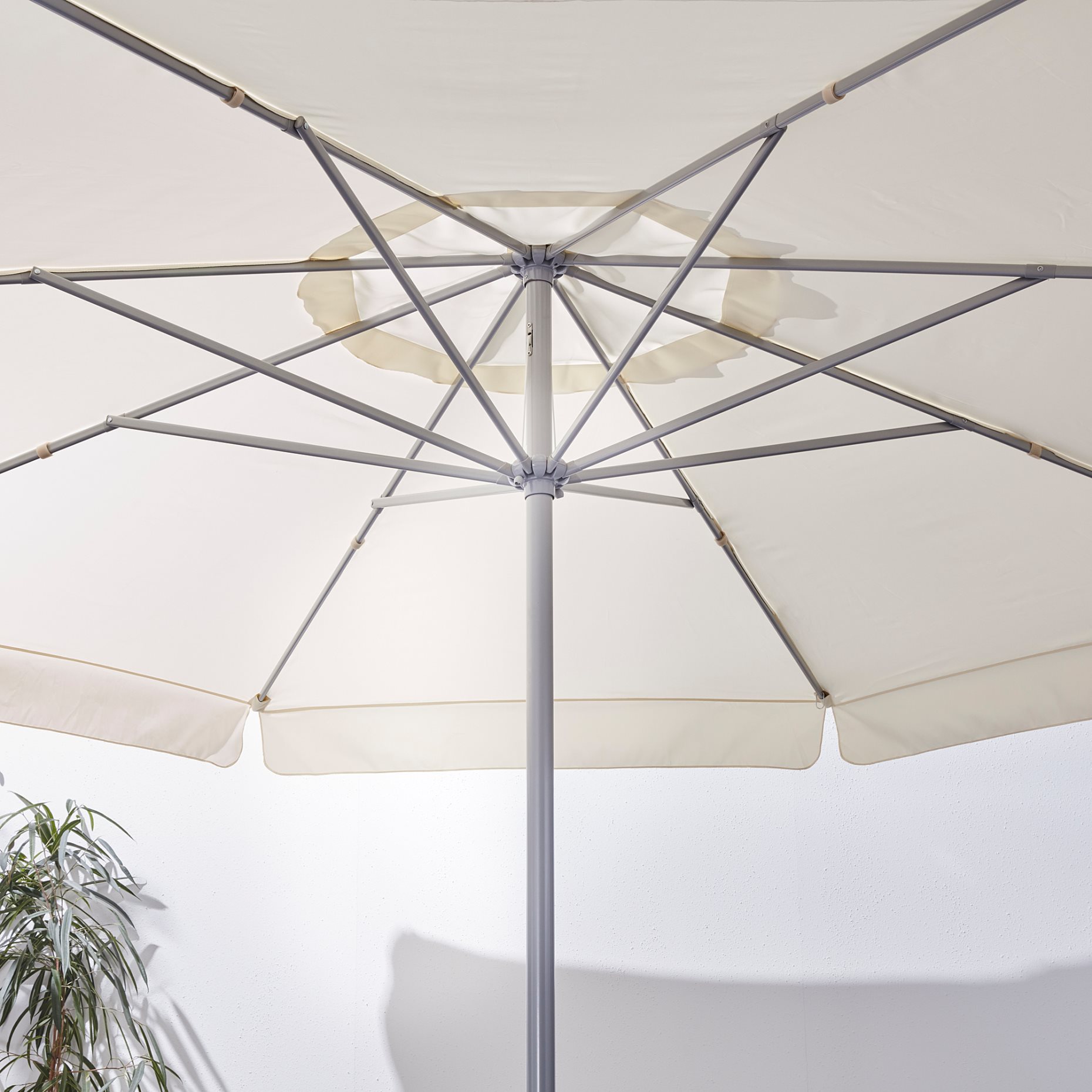 LJUSTERÖ, parasol with base, 793.254.83
