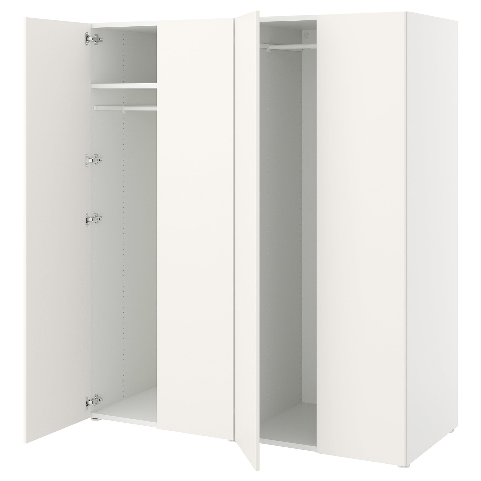 PLATSA, wardrobe with 4 doors, 160x57x181, 794.251.85
