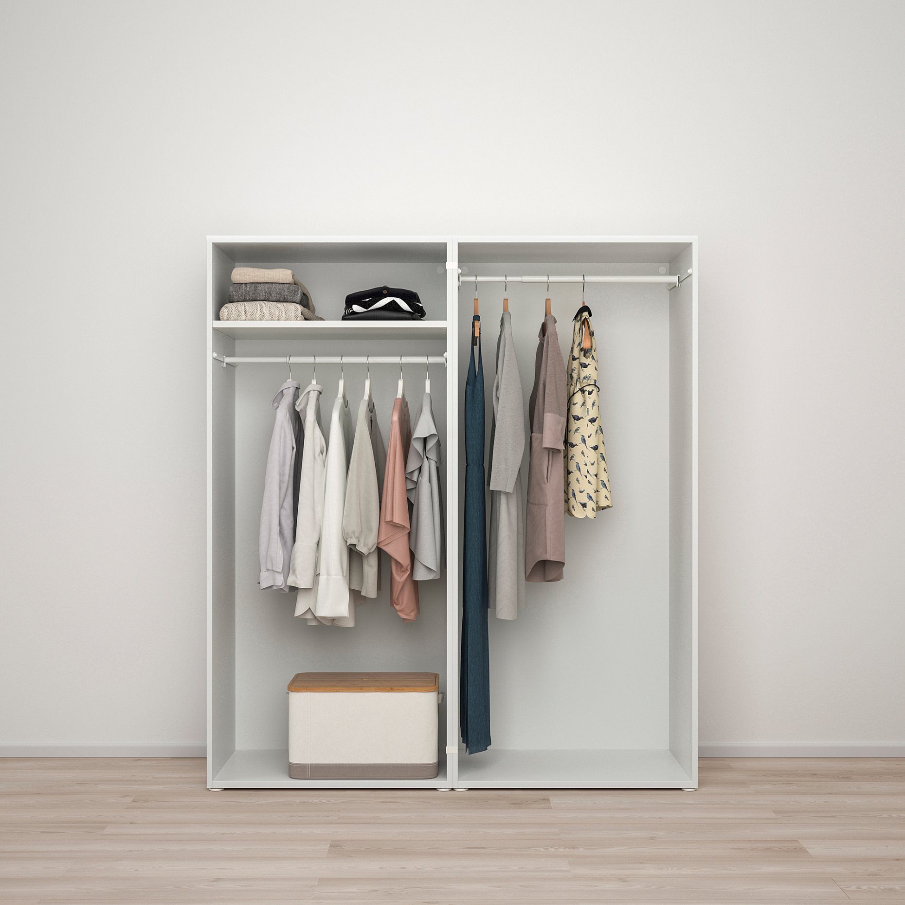 PLATSA, wardrobe with 4 doors, 160x57x181, 794.251.85