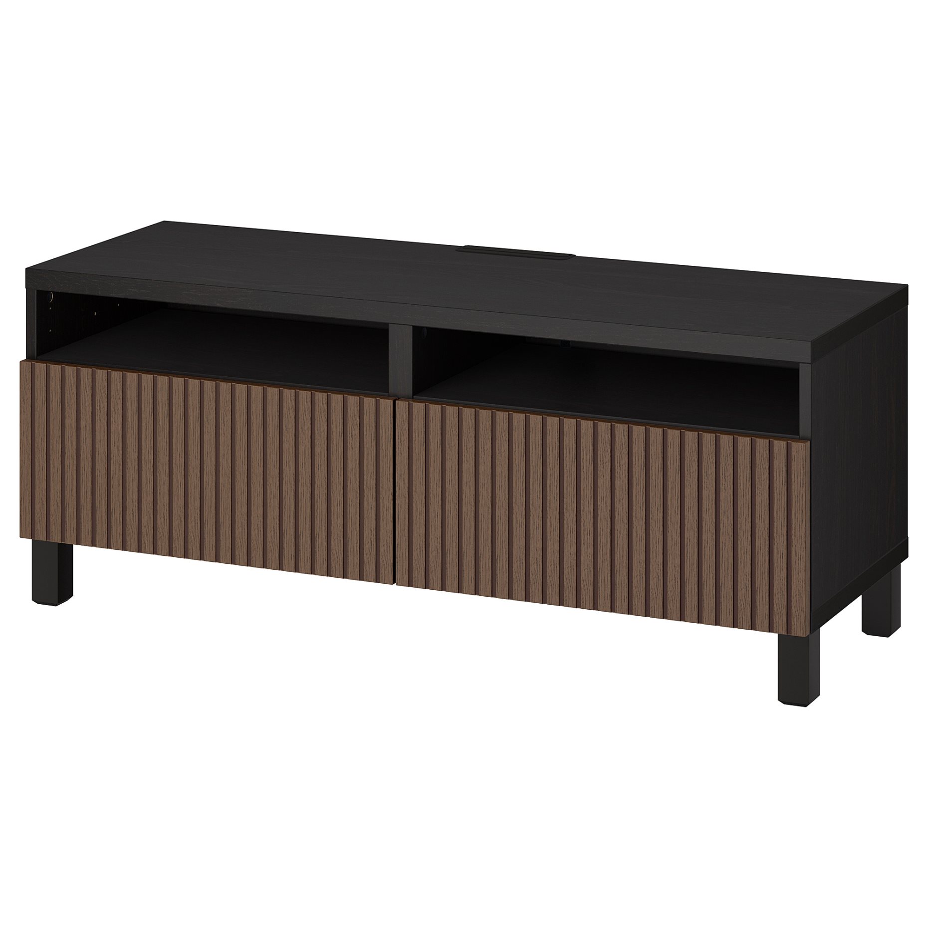 BESTÅ, TV bench with drawers soft closing, 120x42x48 cm, 794.358.63