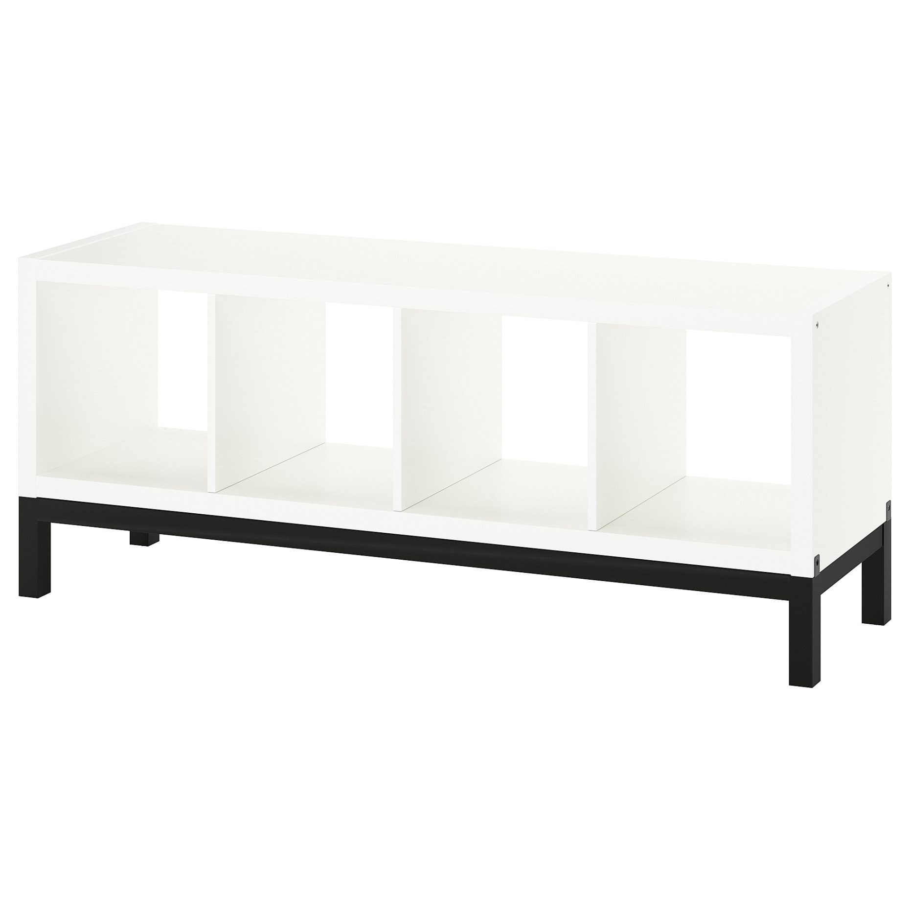 KALLAX, shelving unit with underframe, 147x59 cm, 794.426.65