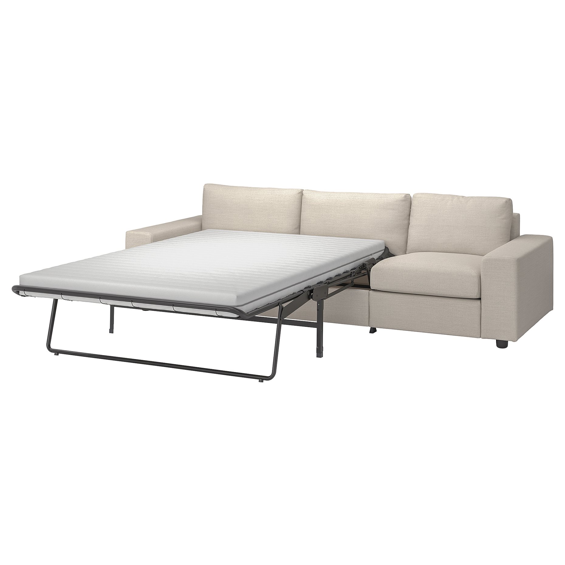 VIMLE, 3-seat sofa-bed with wide armrests, 795.452.15