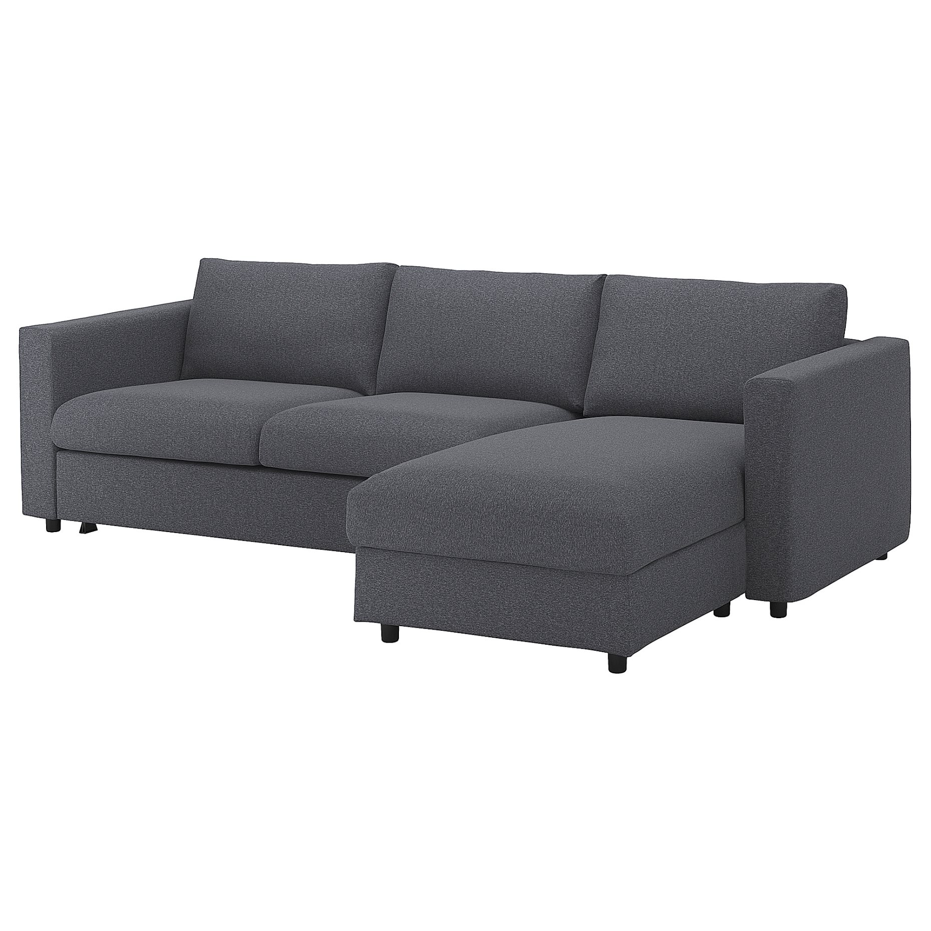 VIMLE, 3-seat sofa-bed with chaise longue, 795.452.82