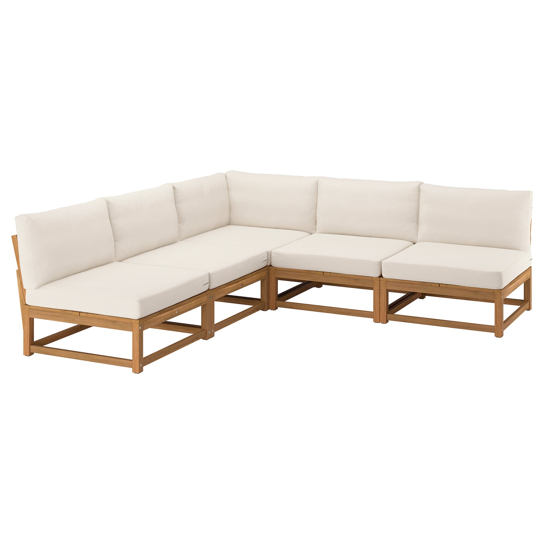 NÄMMARÖ, 4-seat modular corner sofa outdoor, 254 cm, 796.075.95
