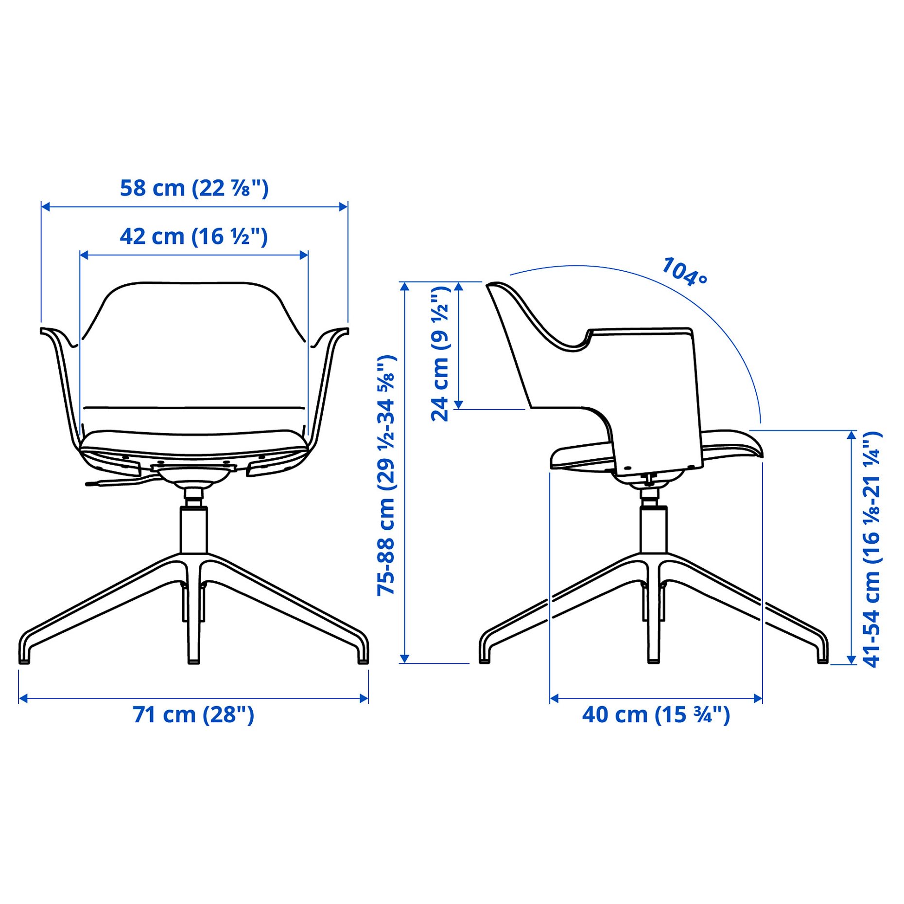 FJÄLLBERGET, καρέκλα συνεδρίου, 803.964.22