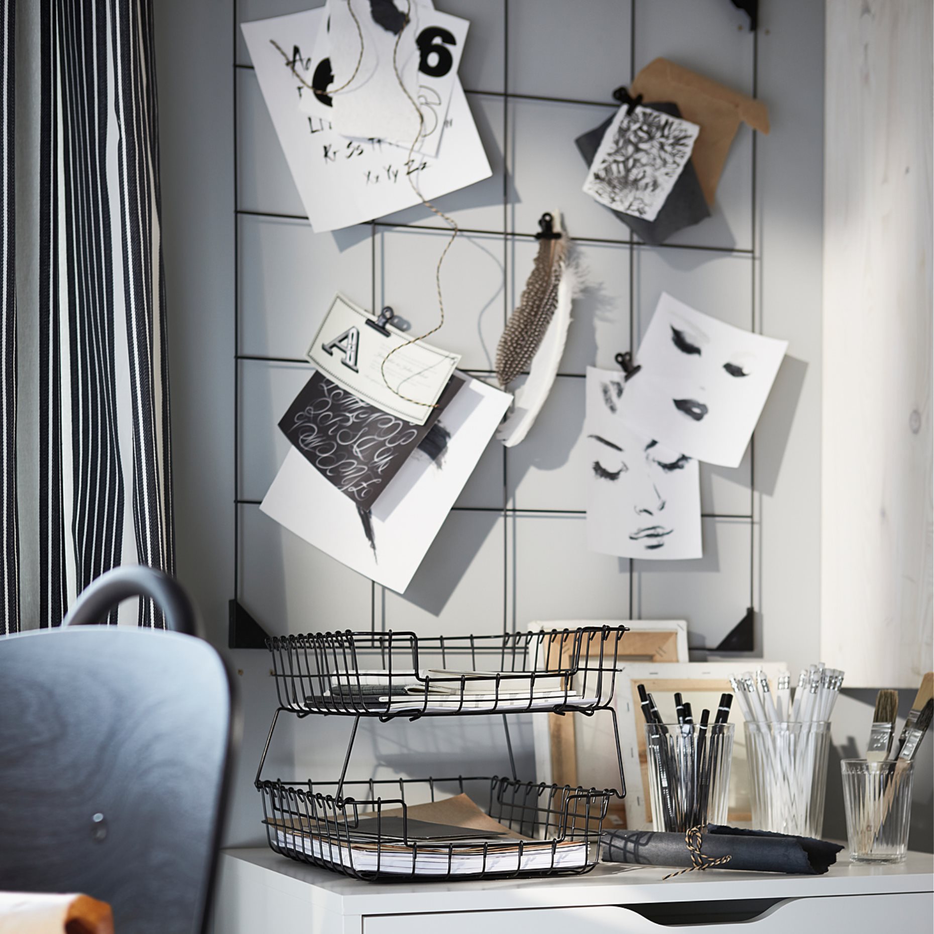 SÖSDALA, memo board with clips, 804.233.88