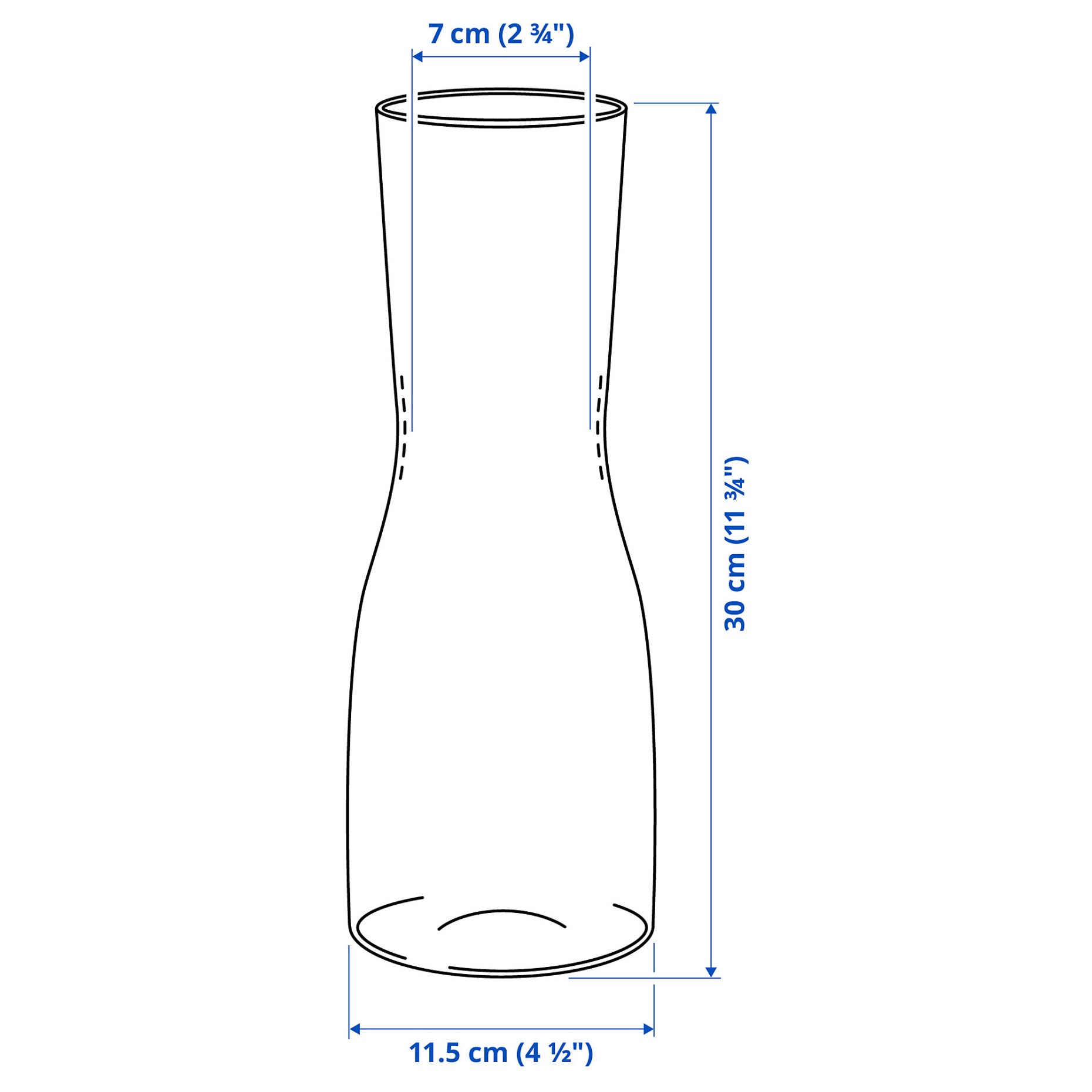 TIDVATTEN, vase, 804.612.43