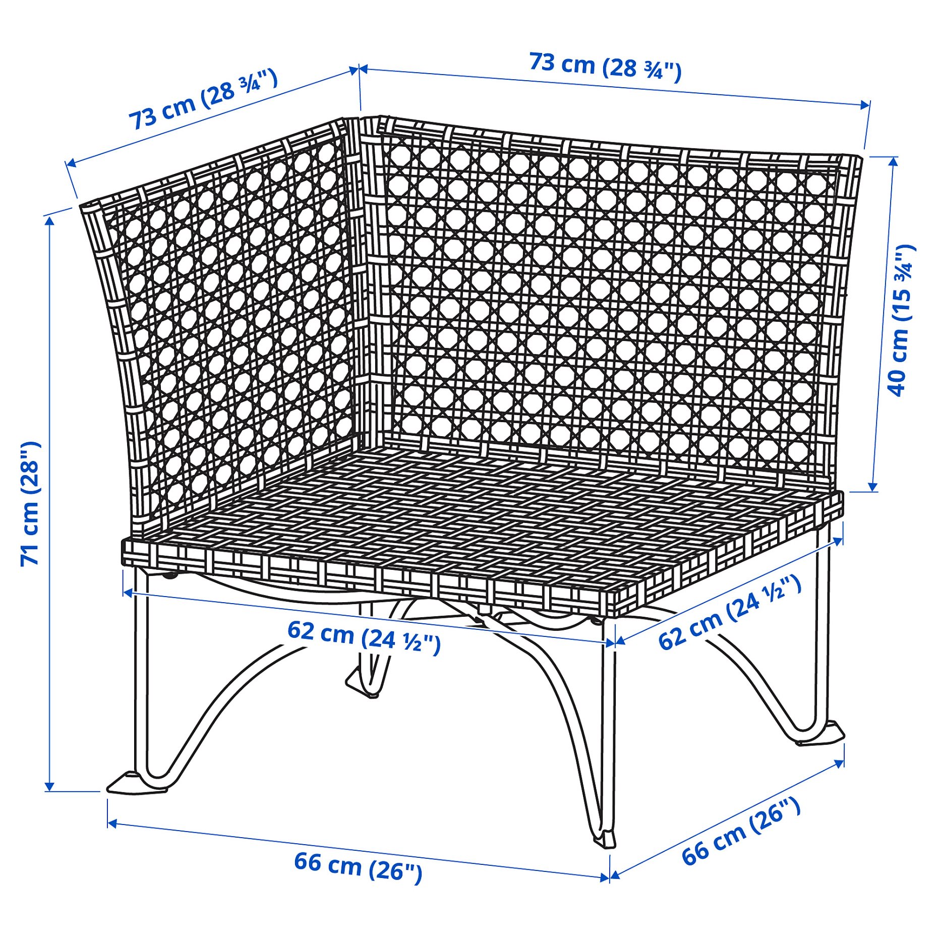 JUTHOLMEN, γωνιακή μονάδα, εξωτερικού χώρου, 804.691.16