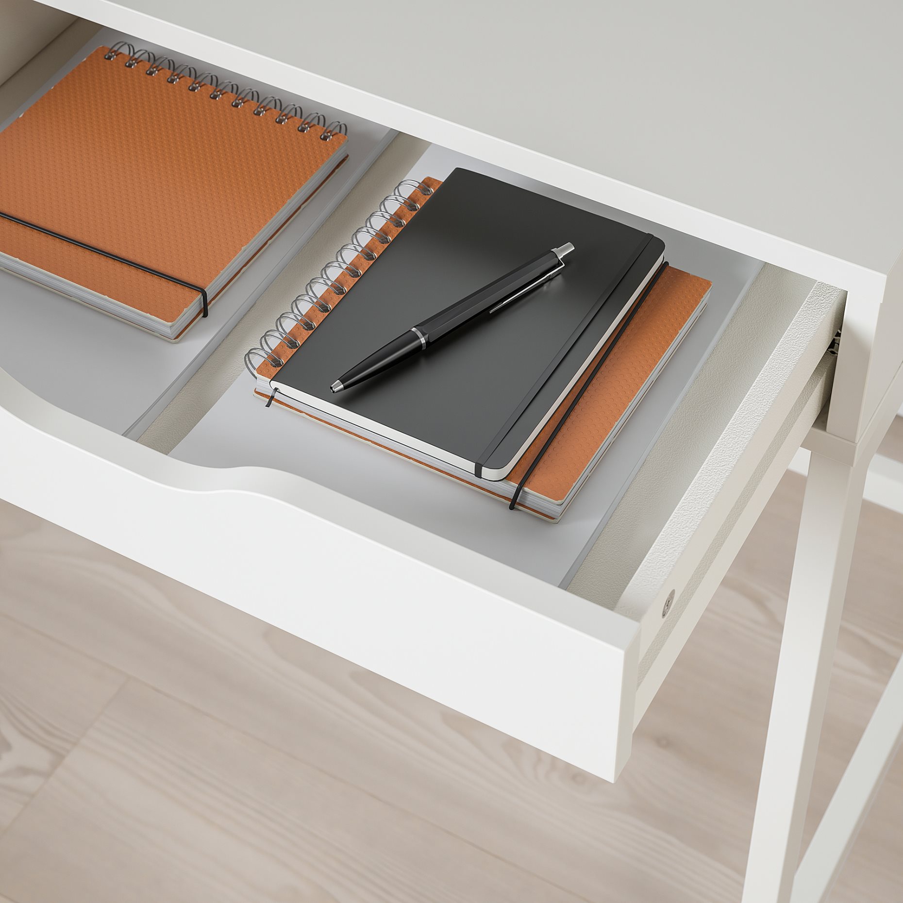 ALEX, desk, 131x58 cm, 804.834.38