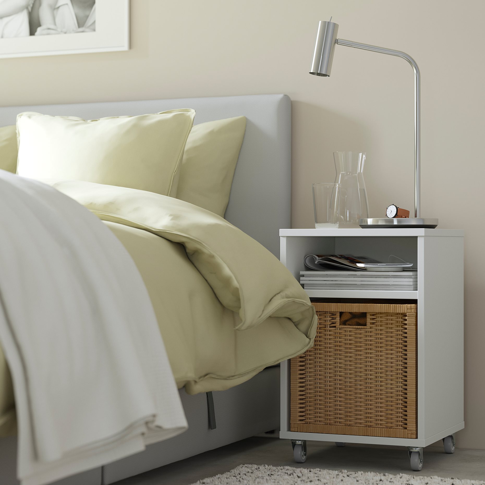 VIHALS, bedside table, 37x37 cm, 804.887.37