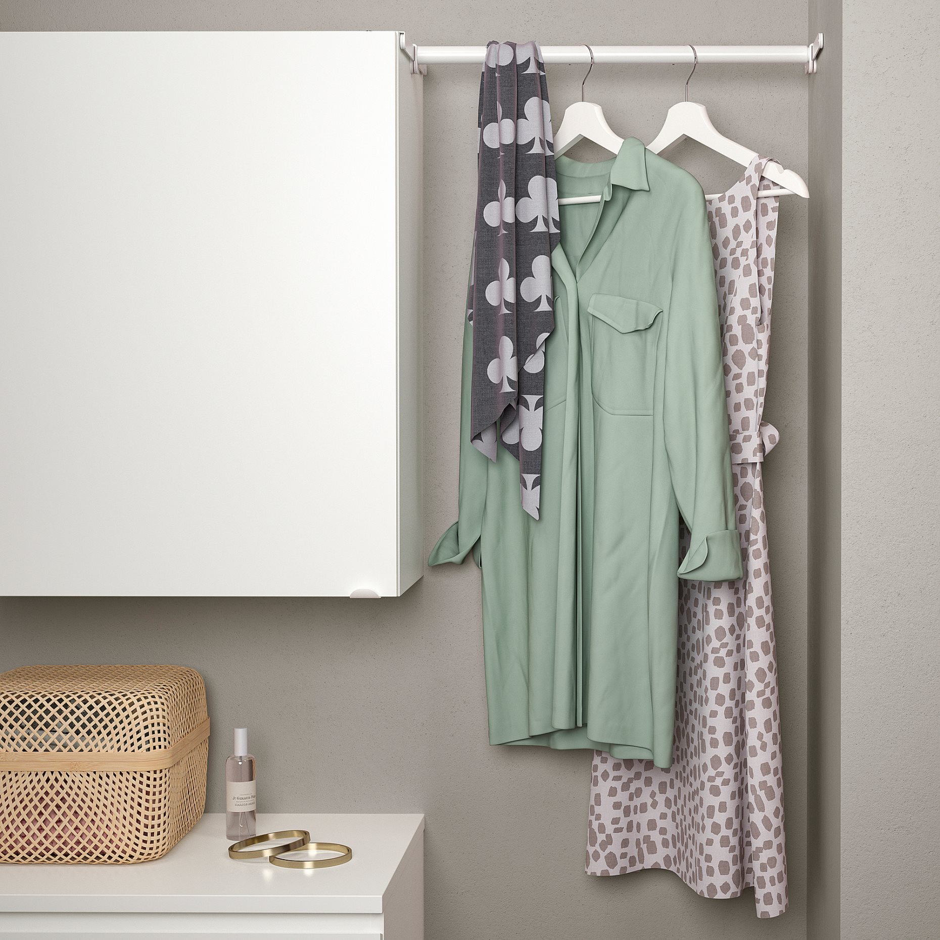 ENHET, extendable rail, 60-100 cm, 805.161.08