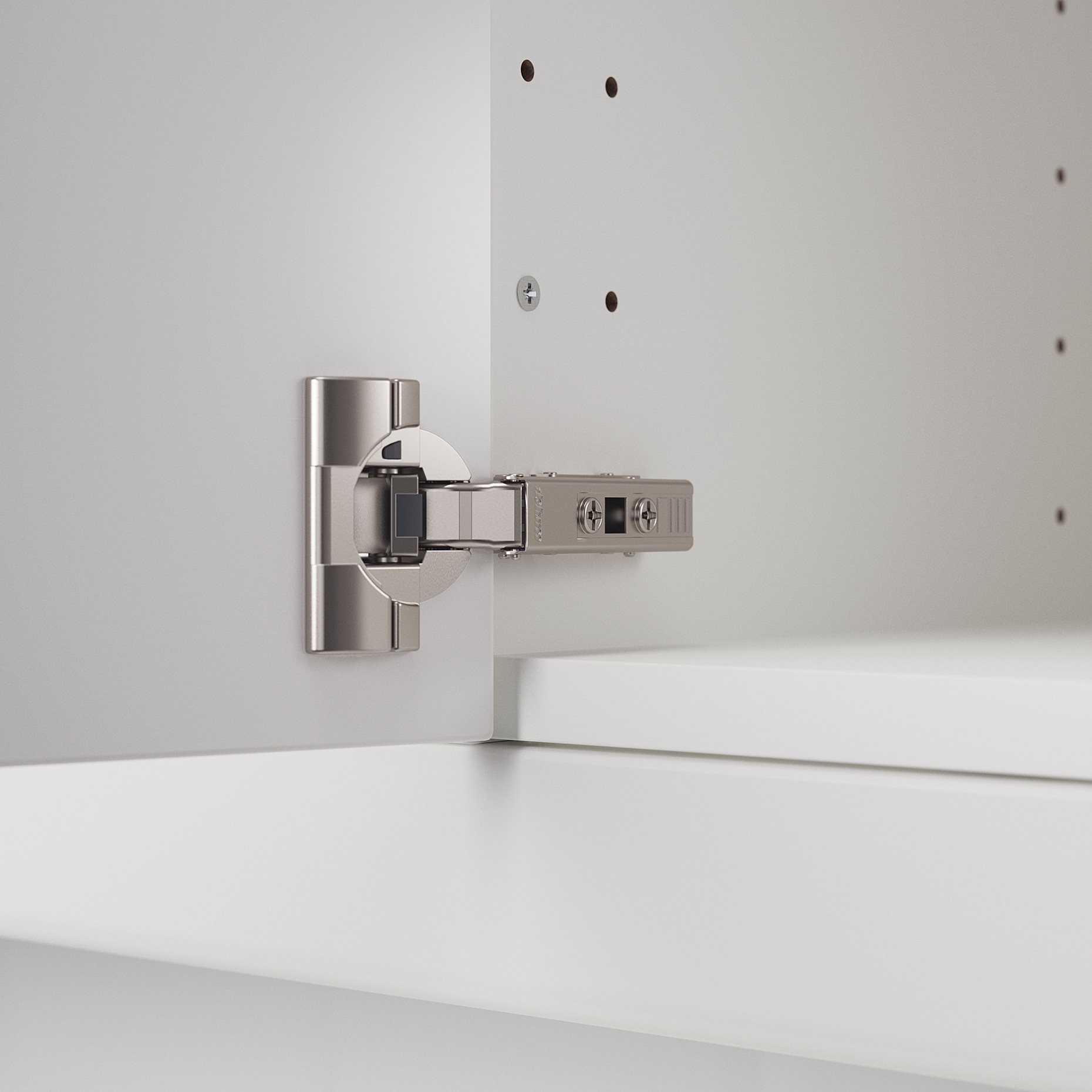UTRUSTA, hinge with built-in damper for kitchen, 110 °, 805.248.82