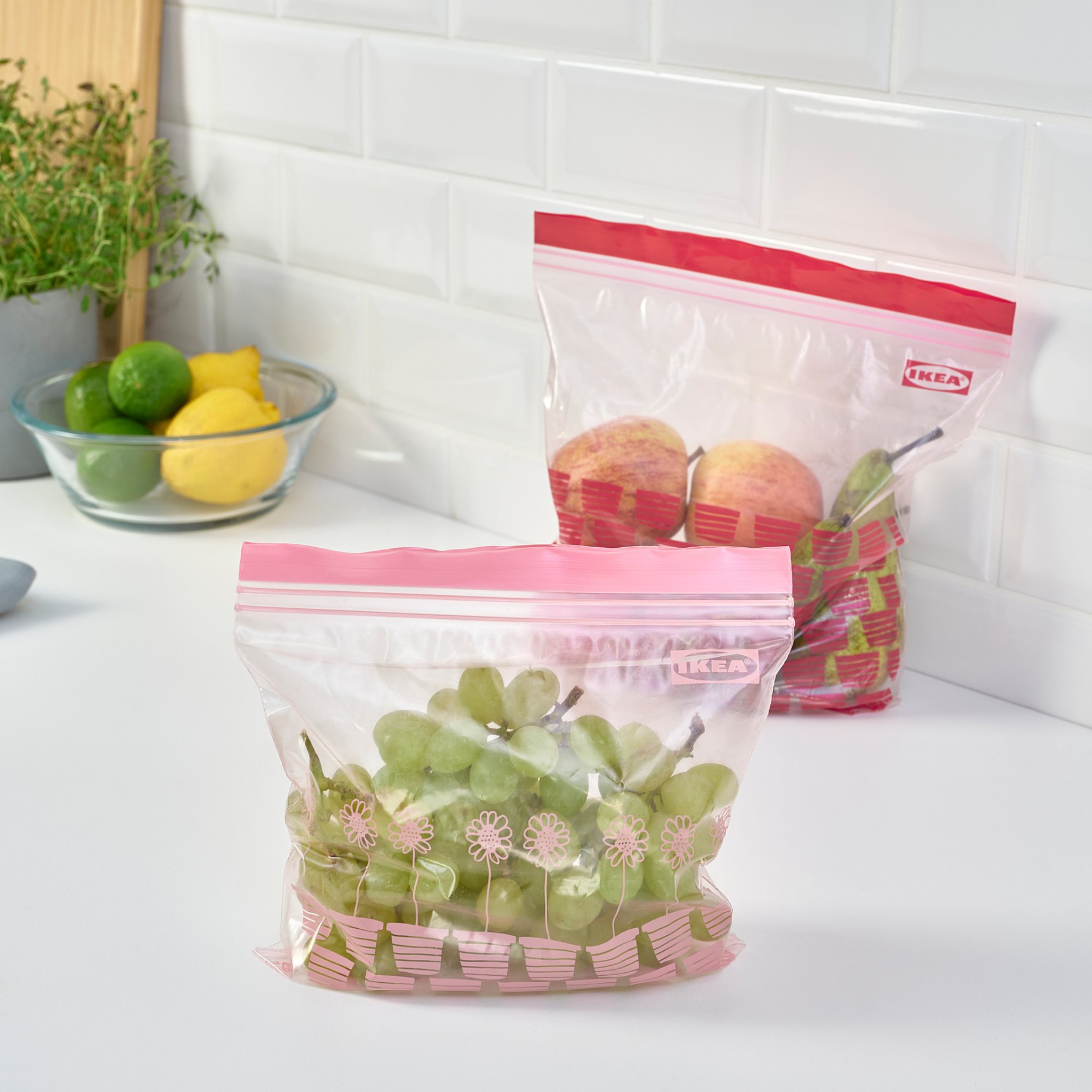 ISTAD, resealable bag/patterned, 50 pack, 805.256.74