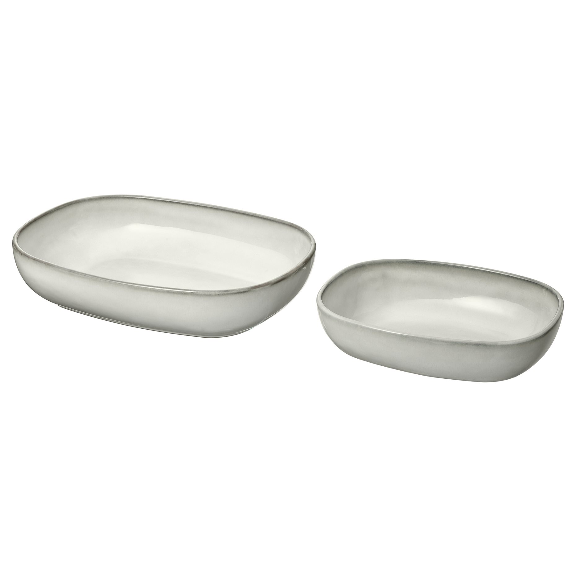 GLADELIG, oven dish, set of 2, 805.310.81