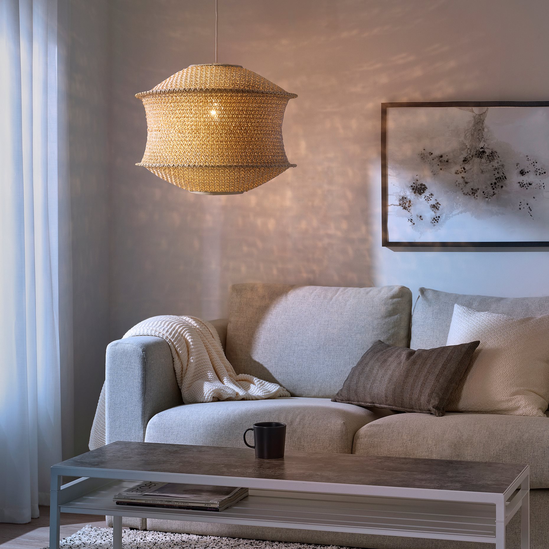 BLÅSTÅNG, pendant lamp shade, 45 cm, 805.807.31