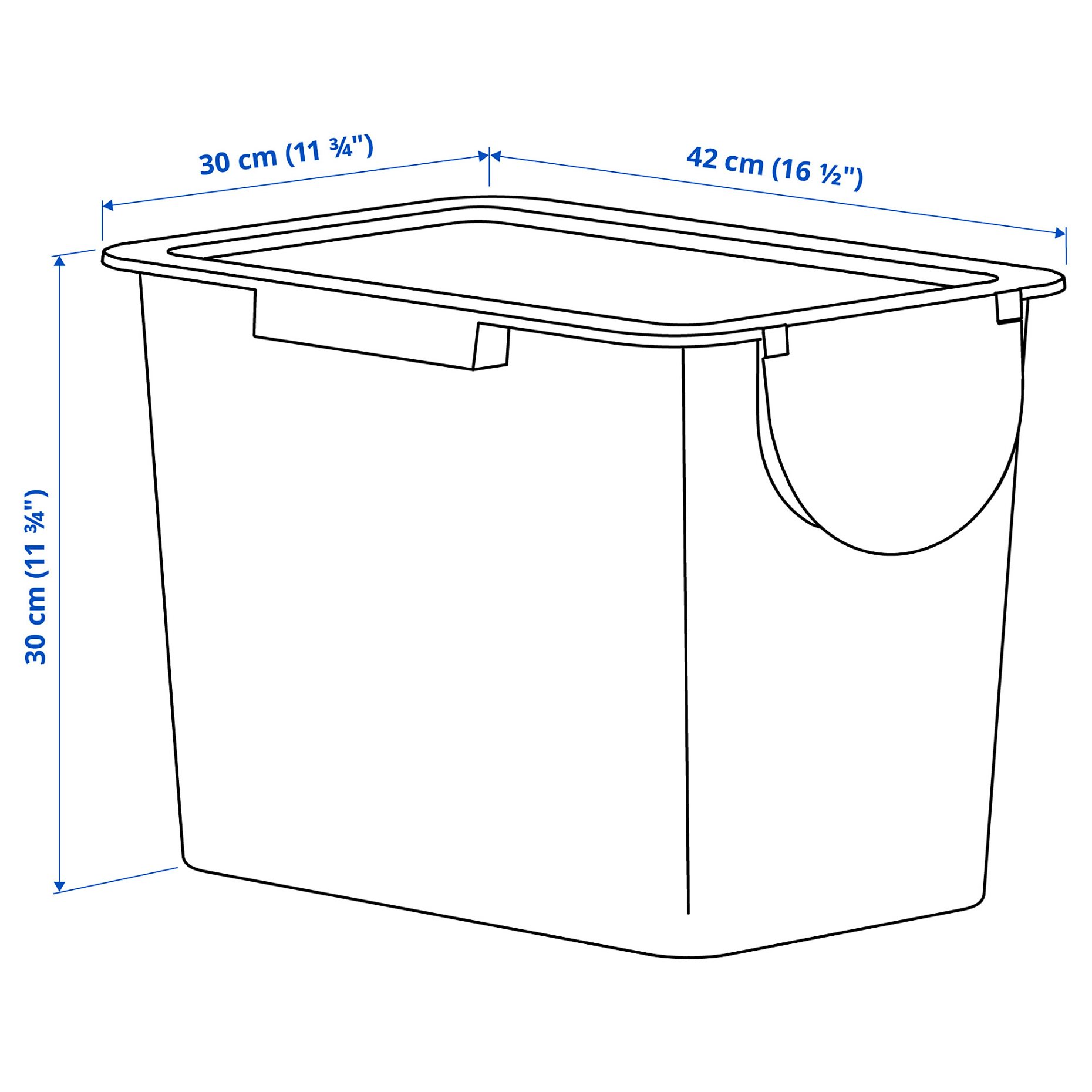 TRÖSKNING, κάδος με καπάκι, 25 l, 805.922.58