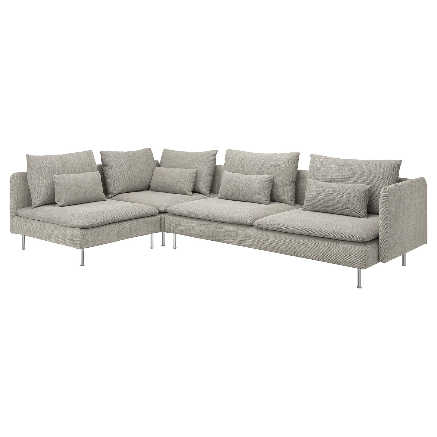 SÖDERHAMN, corner sofa, 4-seat with open end, 893.058.42