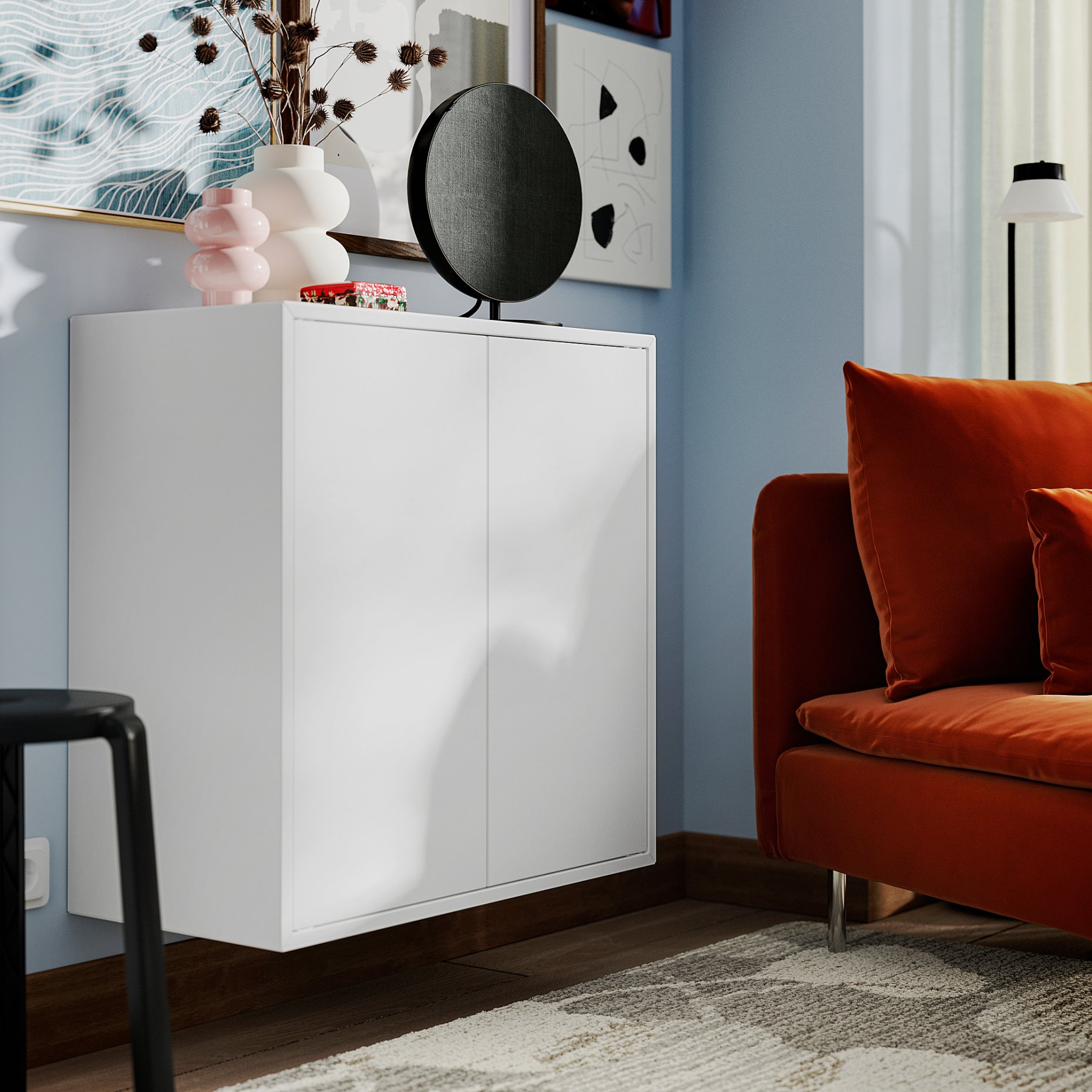 EKET, wall-mounted shelving unit, 70x35x70 cm, 894.352.21