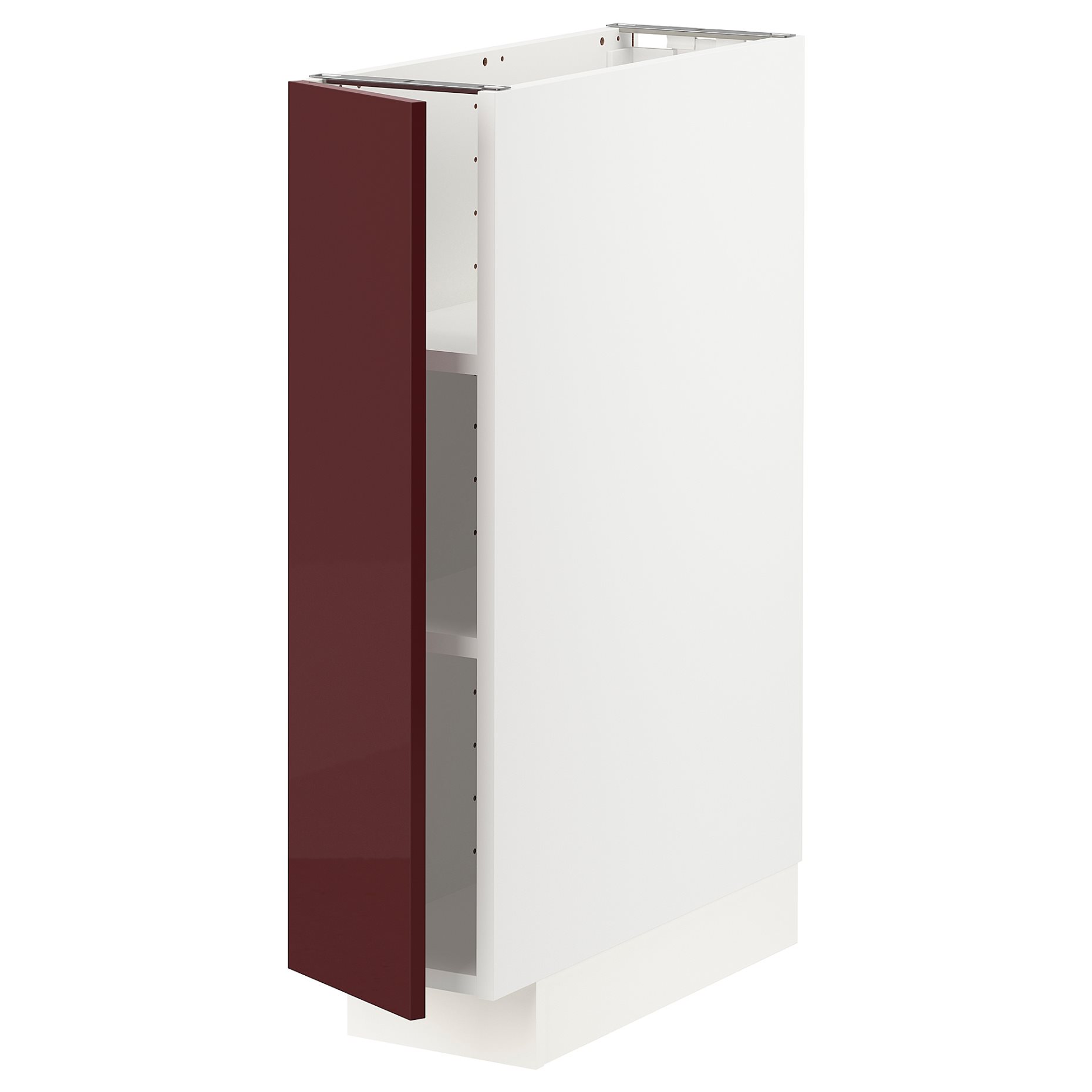 METOD, base cabinet with shelves, 20x60 cm, 894.521.35