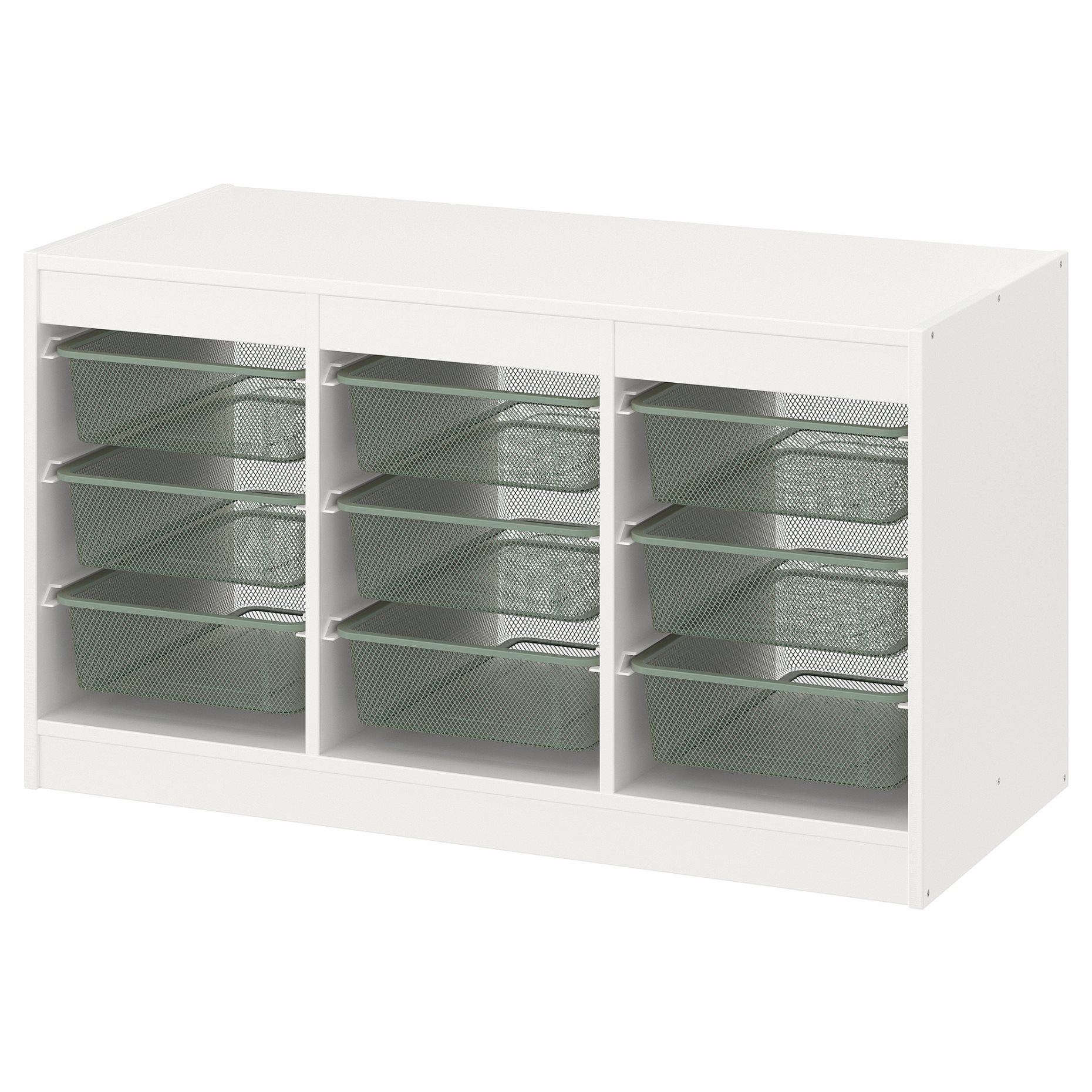 TROFAST, storage combination with boxes, 99x44x56 cm, 894.803.22
