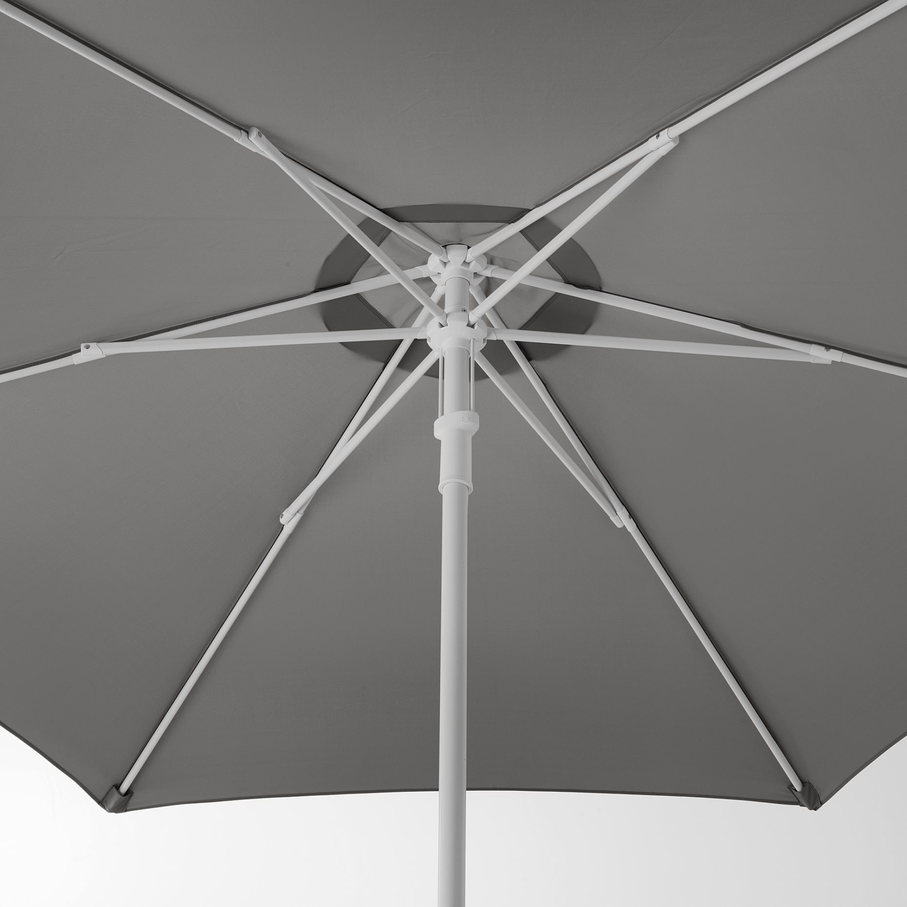 HÖGÖN/IGGÖN, parasol with base, 270 cm, 895.762.06
