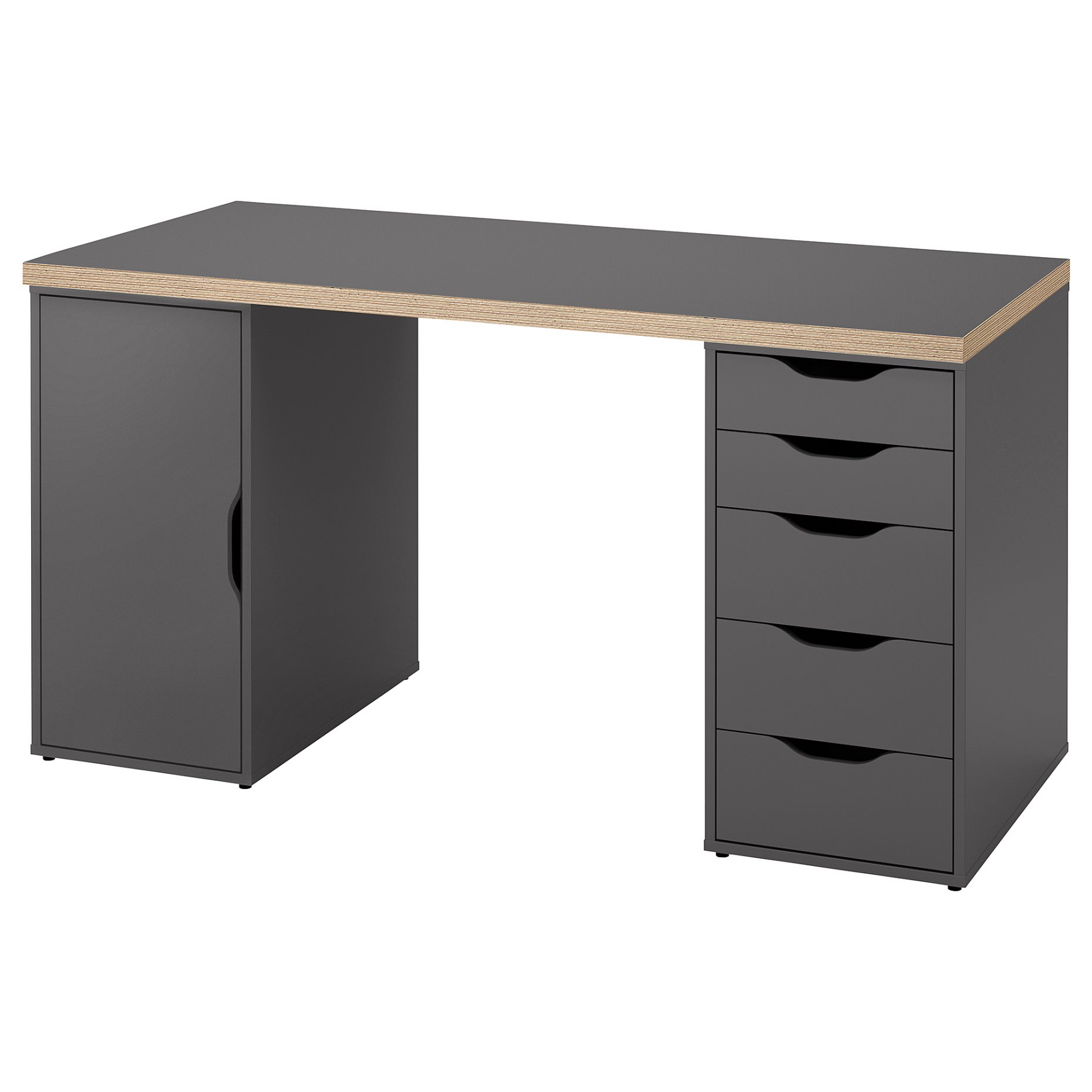 LAGKAPTEN/ALEX, desk, 140x60 cm, 895.853.95