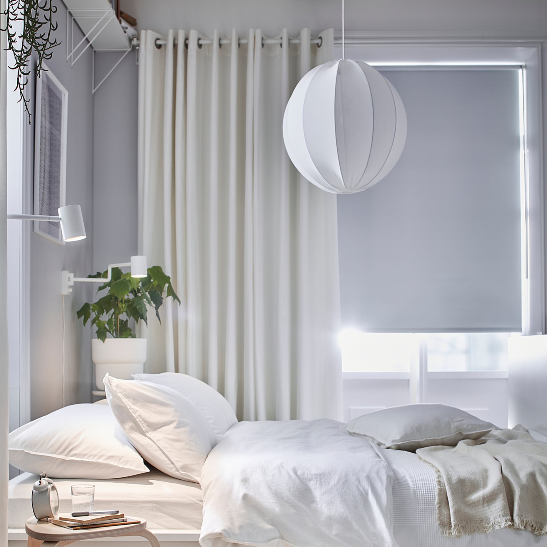 MERETE, room darkening curtains, 1 pair, 900.468.43