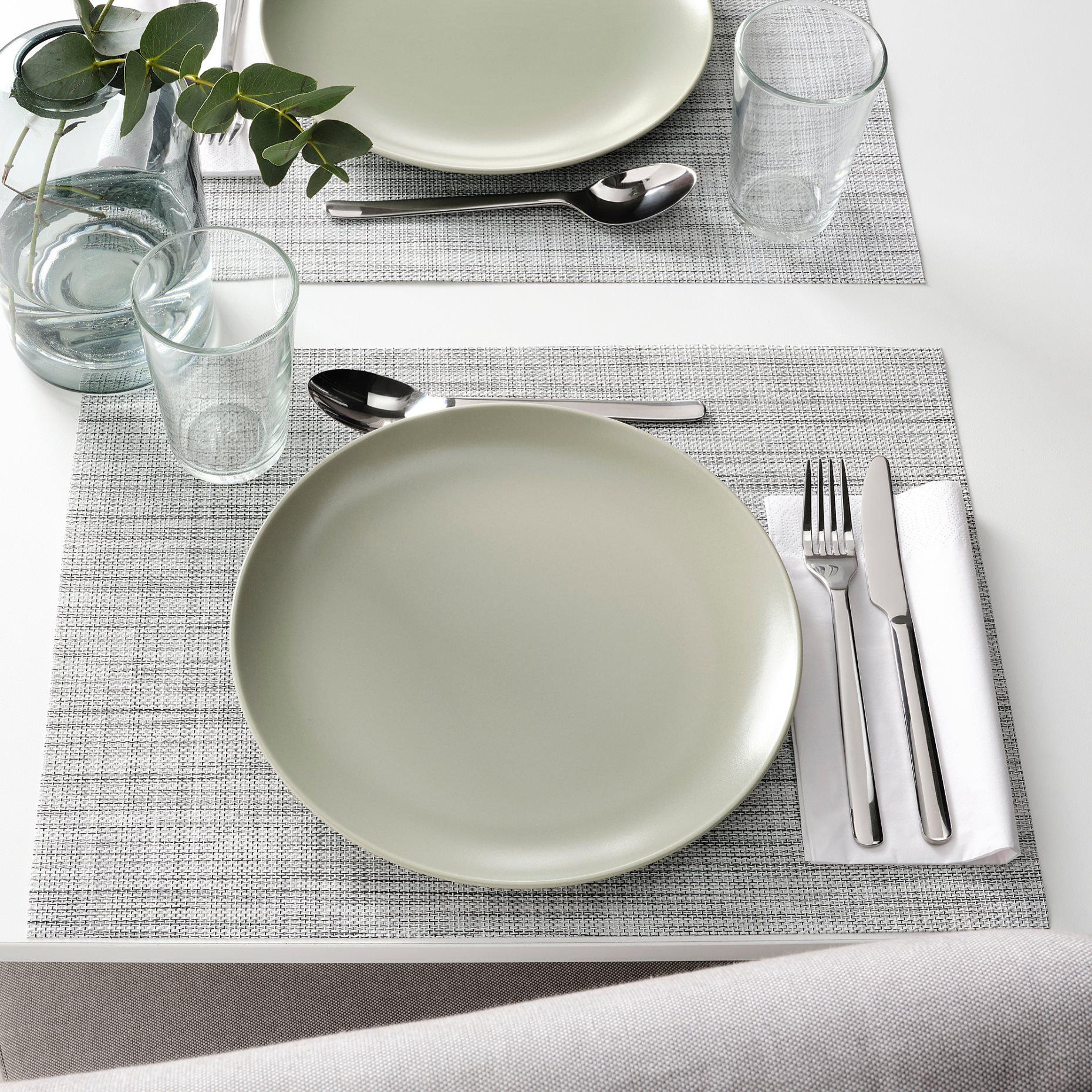FÄRGKLAR, plate/matt 4 pack, 26 cm, 904.781.77
