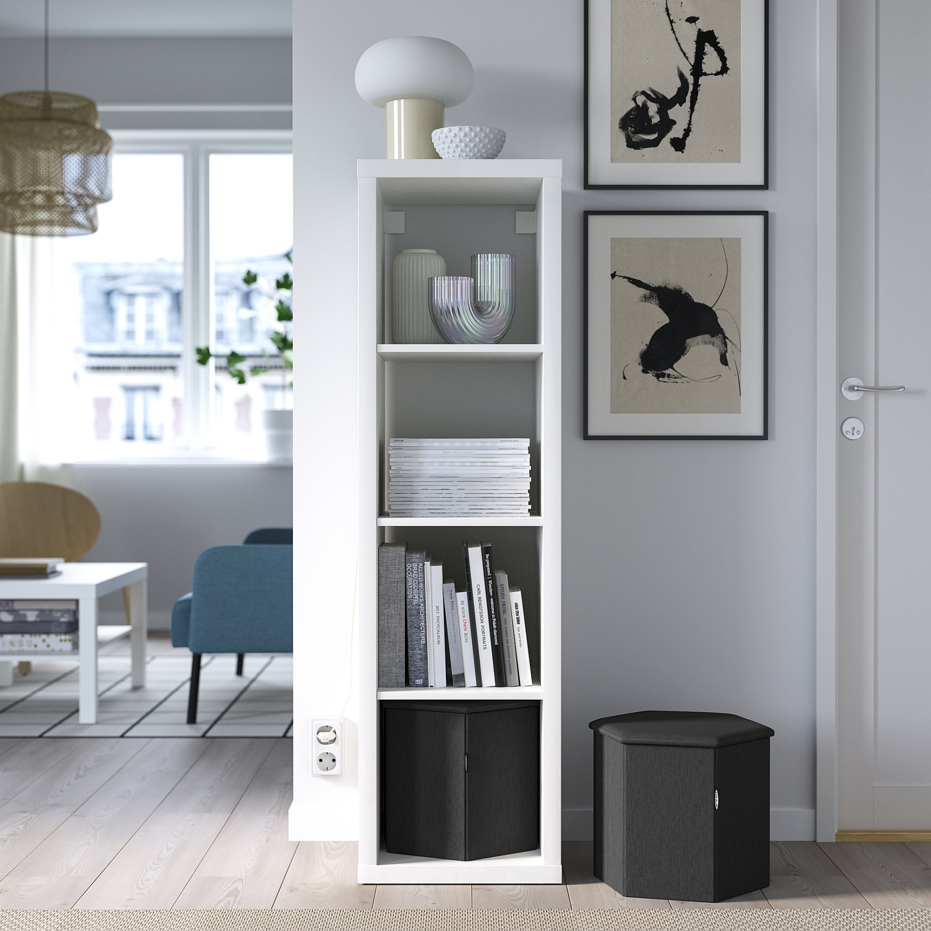 KJUGE, pouffe with storage, 905.319.00